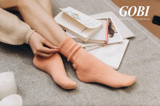 Réinventer les chaussettes en cachemire