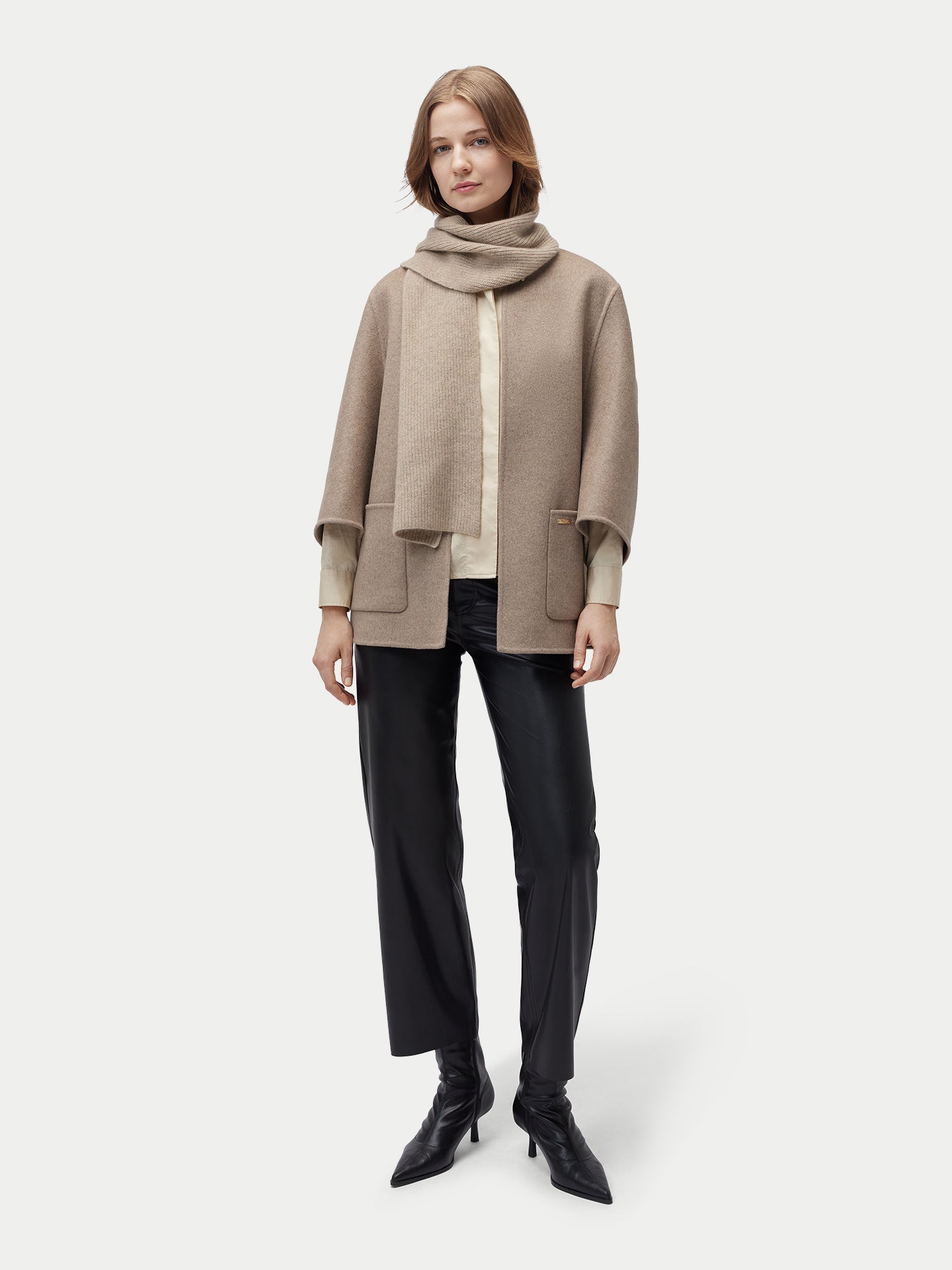 Écharpe en tricot de pêcheur Couleur Organique