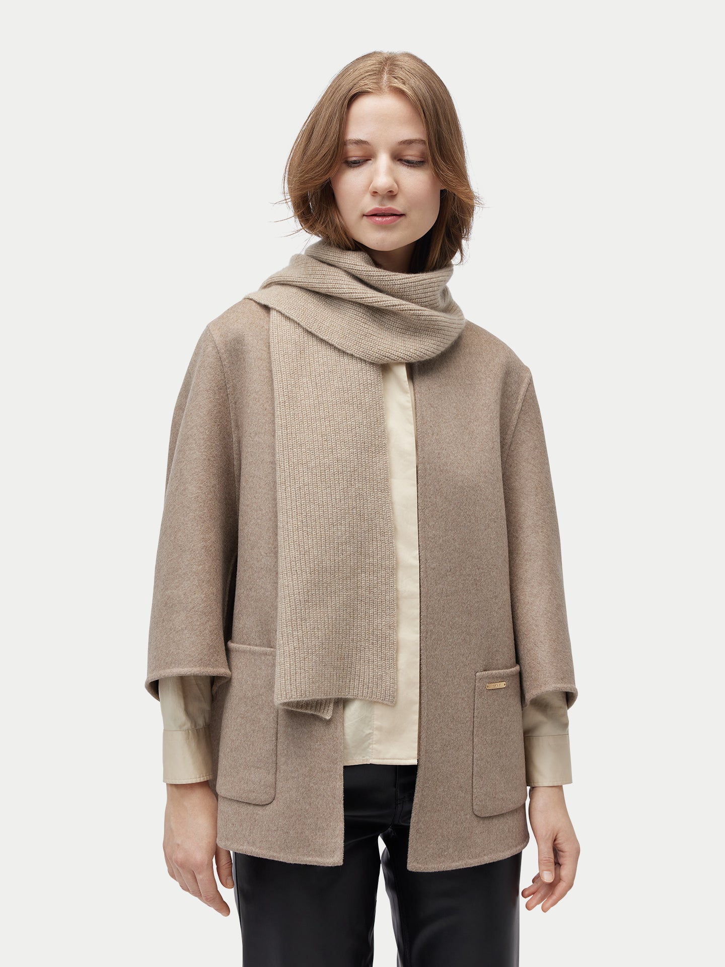 Écharpe en tricot de pêcheur Couleur Organique