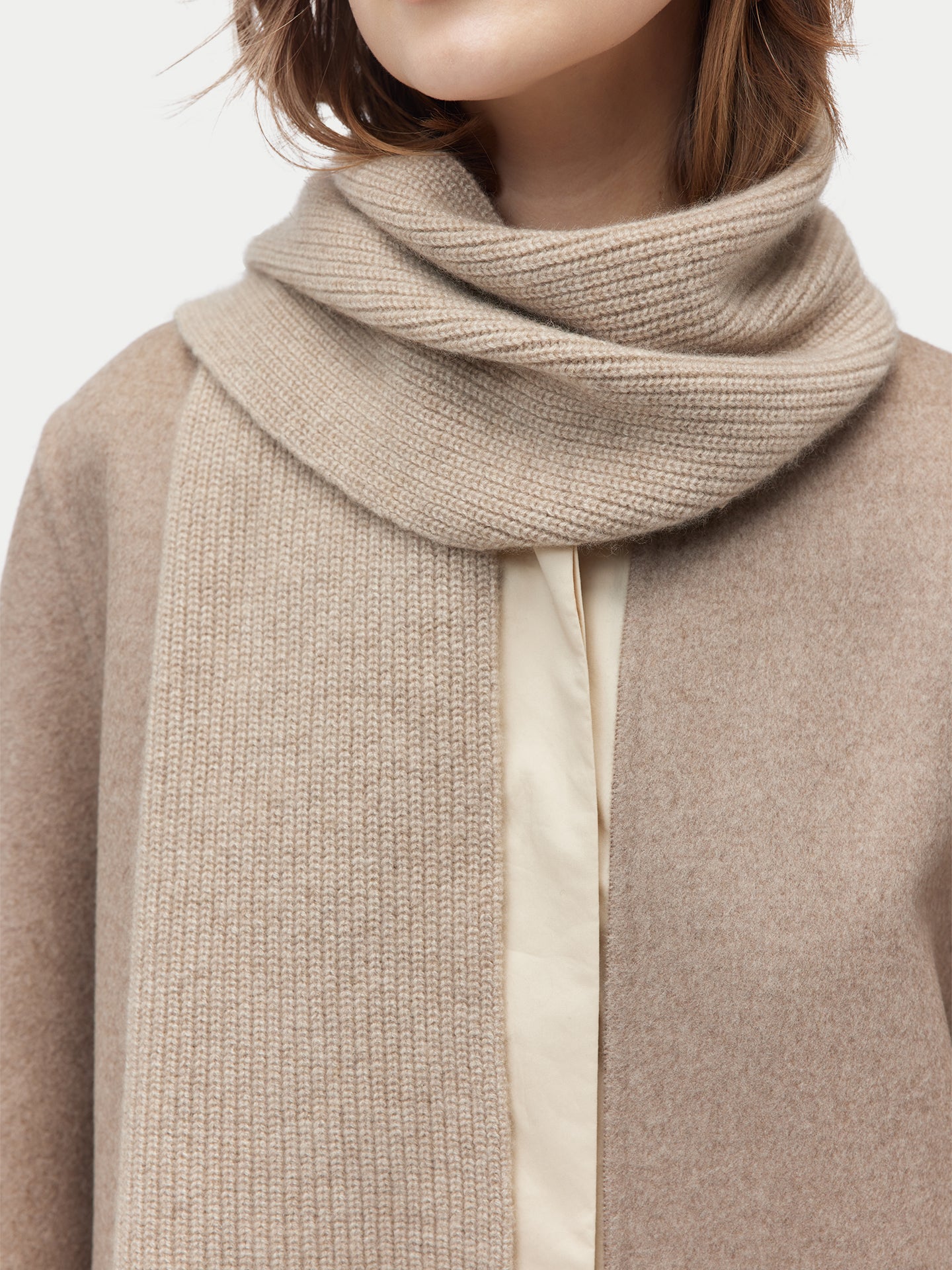 Écharpe en tricot de pêcheur Couleur Organique