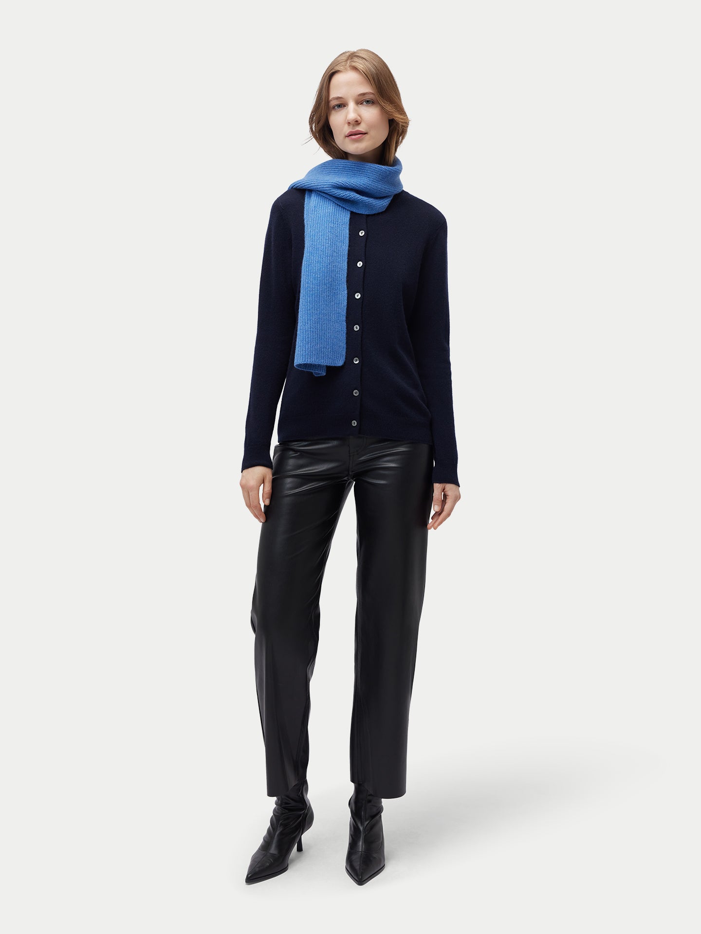 Écharpe en tricot de pêcheur