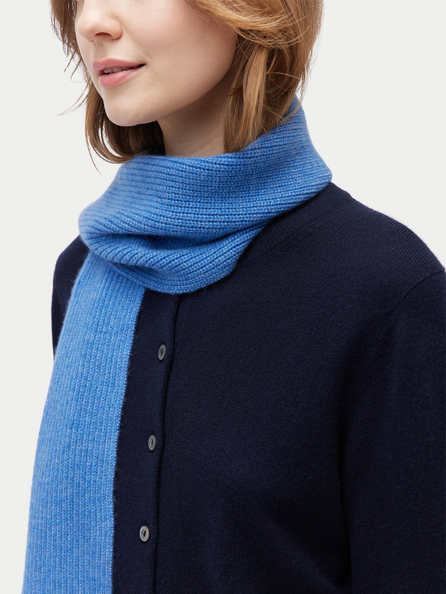 Écharpe en tricot de pêcheur