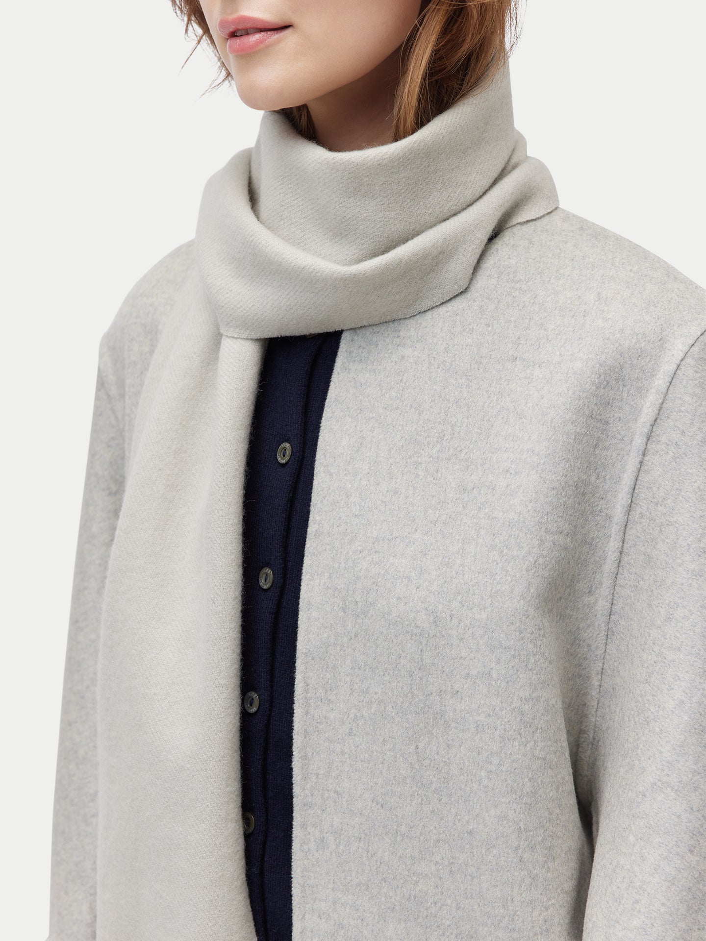 Écharpe tissée en cachemire pur