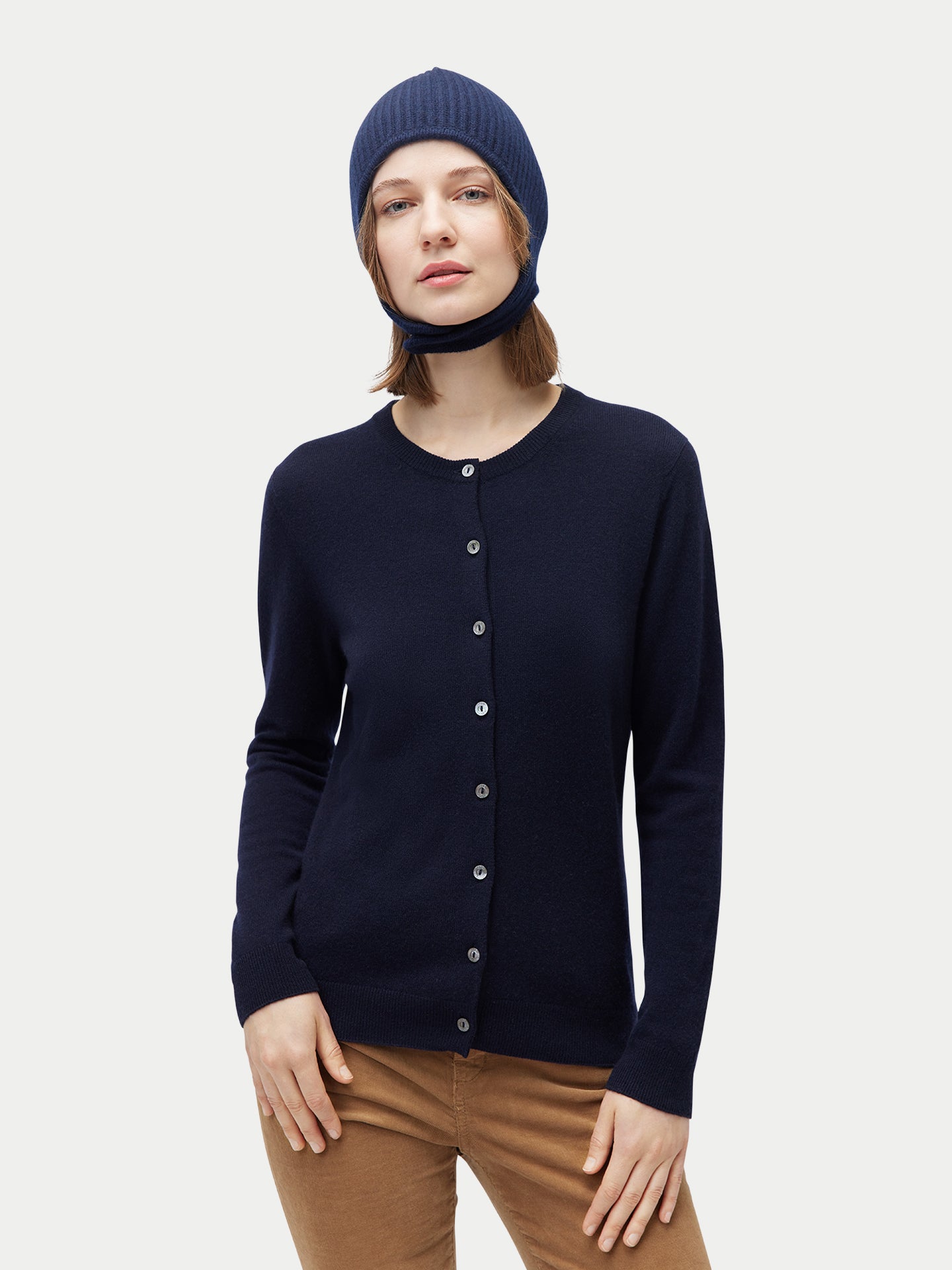 Bonnet aviateur en tricot