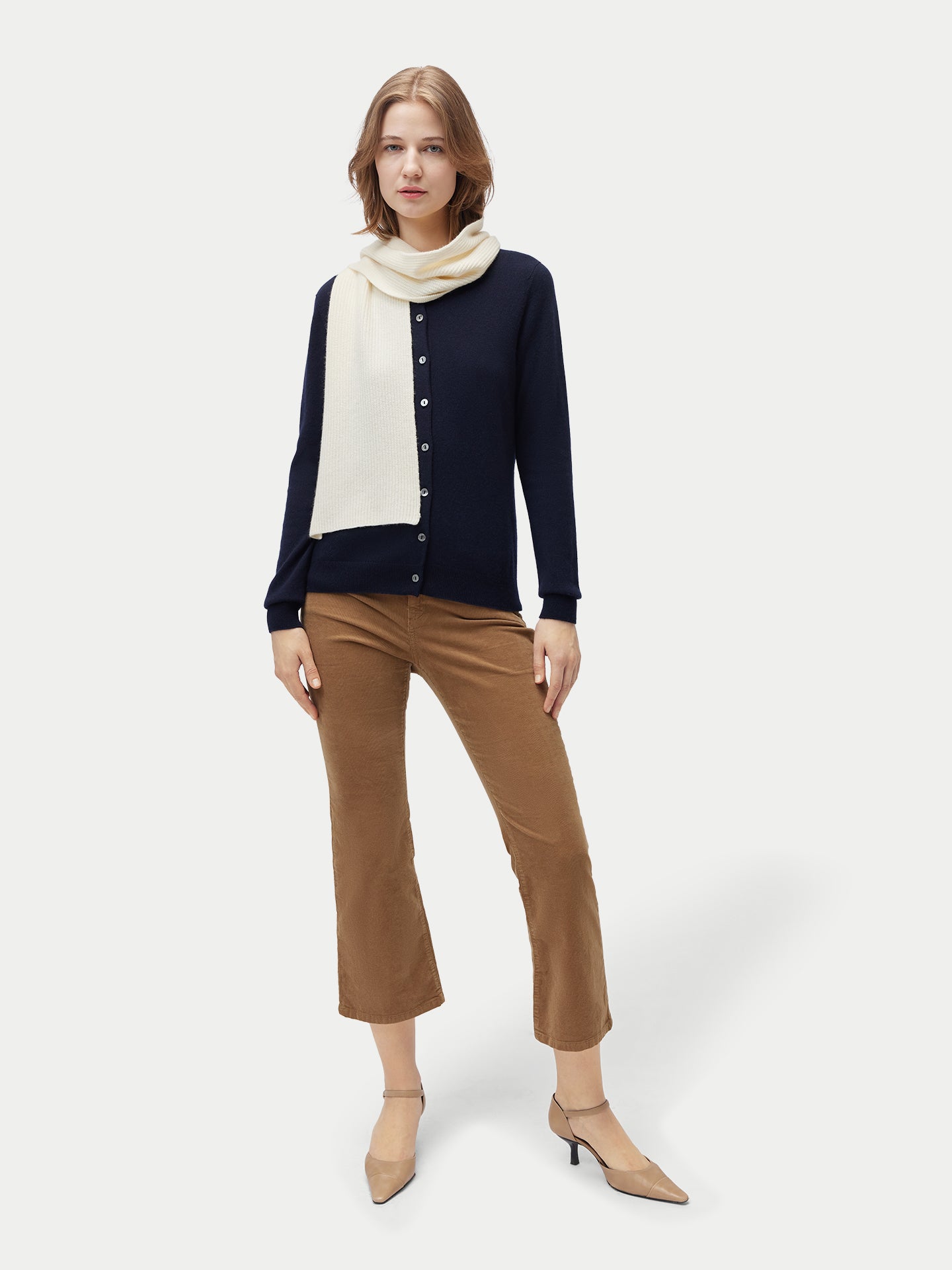 Écharpe en tricot de pêcheur