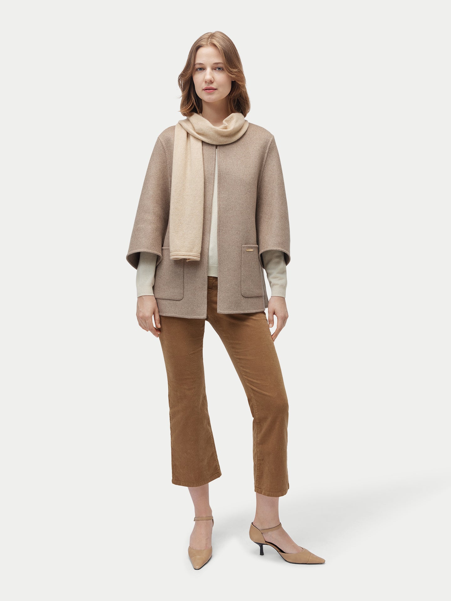 Écharpe en jersey de cachemire Couleur Organique