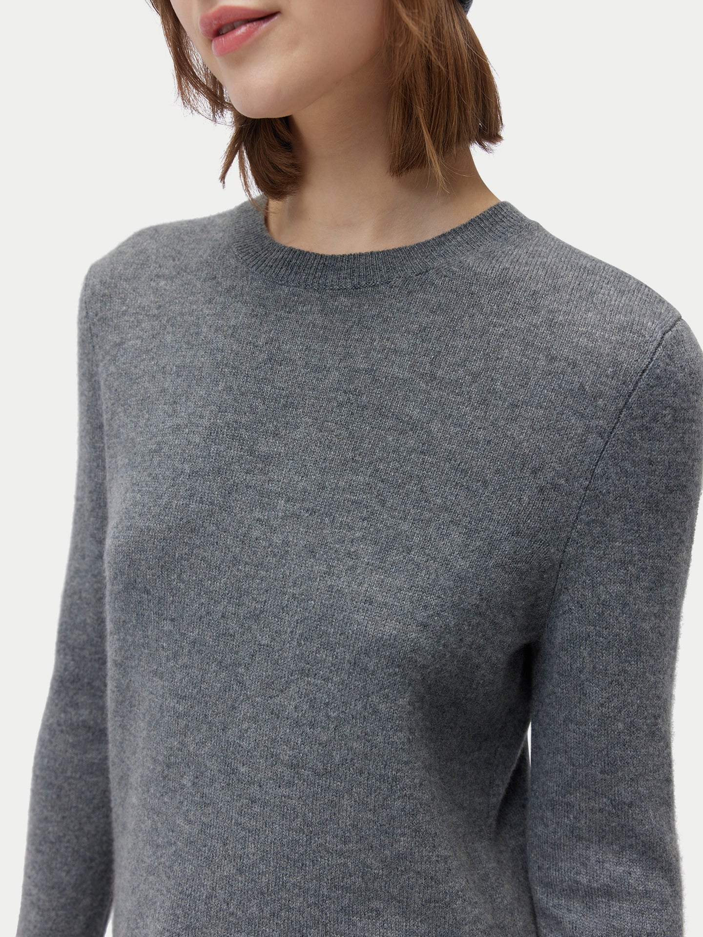 Ensemble pull et bonnet en cachemire