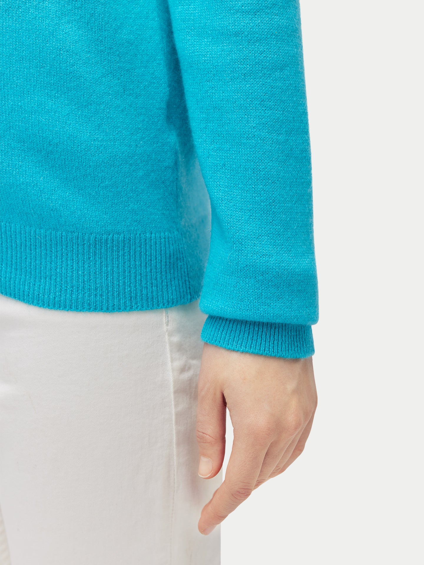 Ensemble pull et bonnet en cachemire