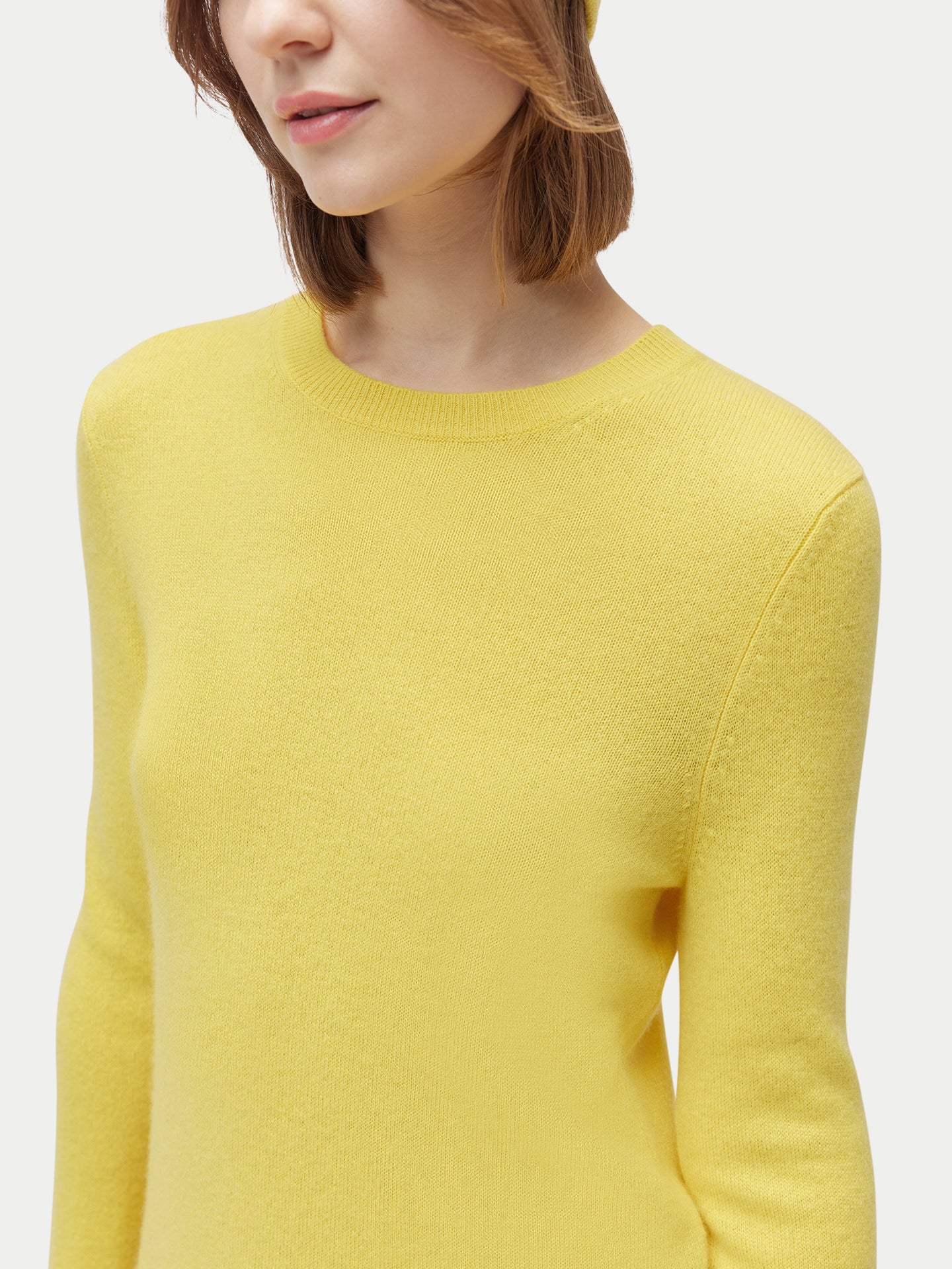 Ensemble pull et bonnet en cachemire