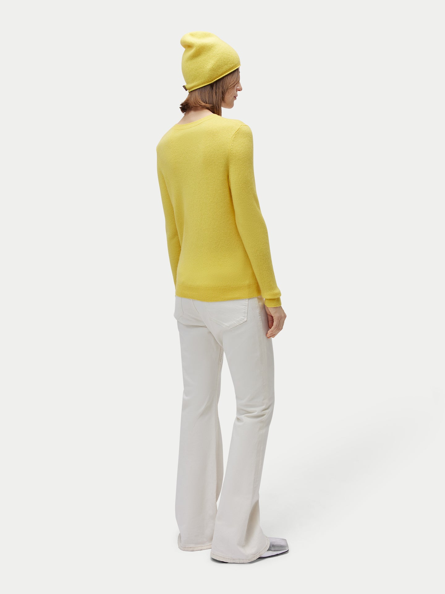 Ensemble pull et bonnet en cachemire