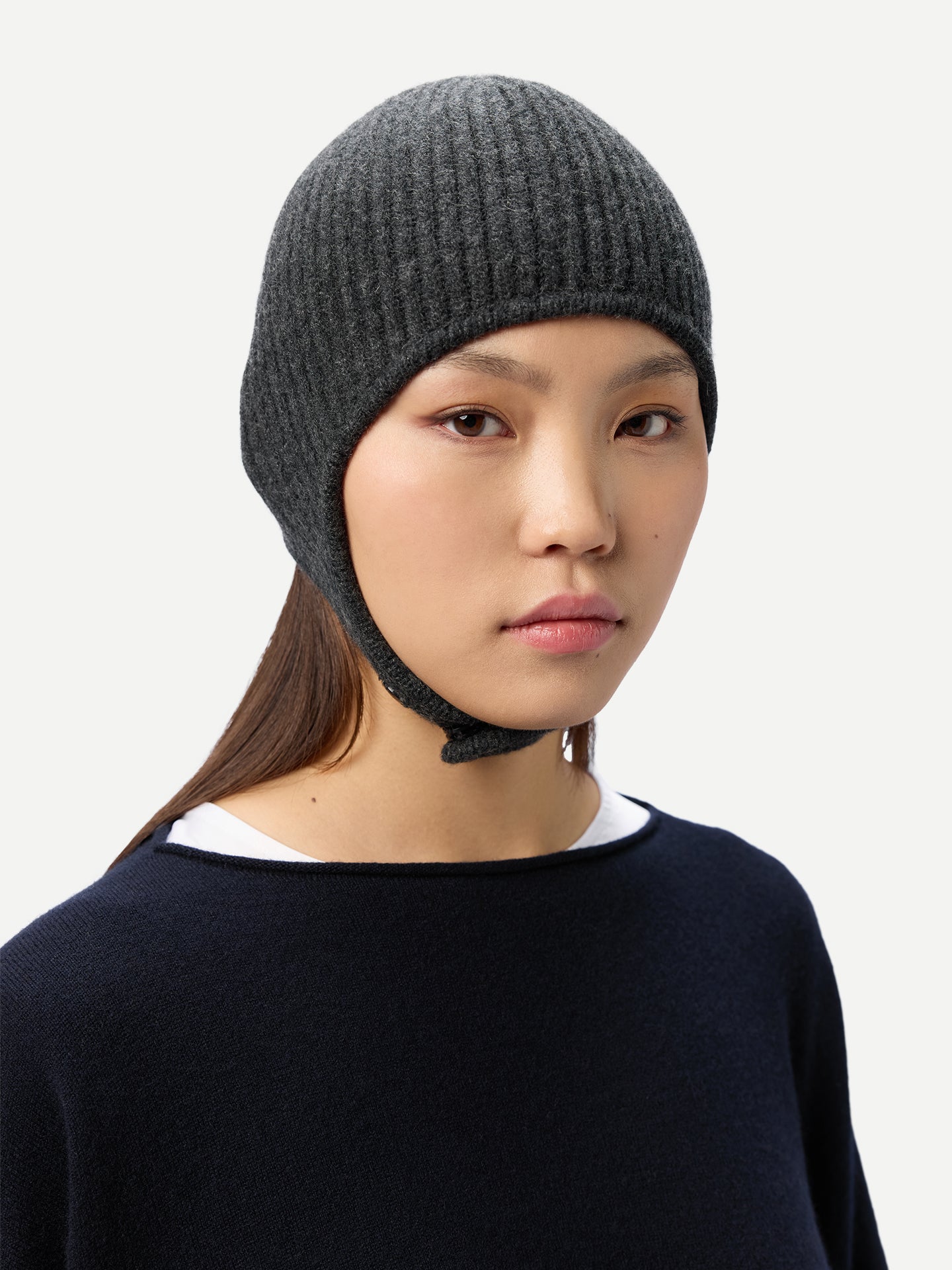 Bonnet aviateur en tricot