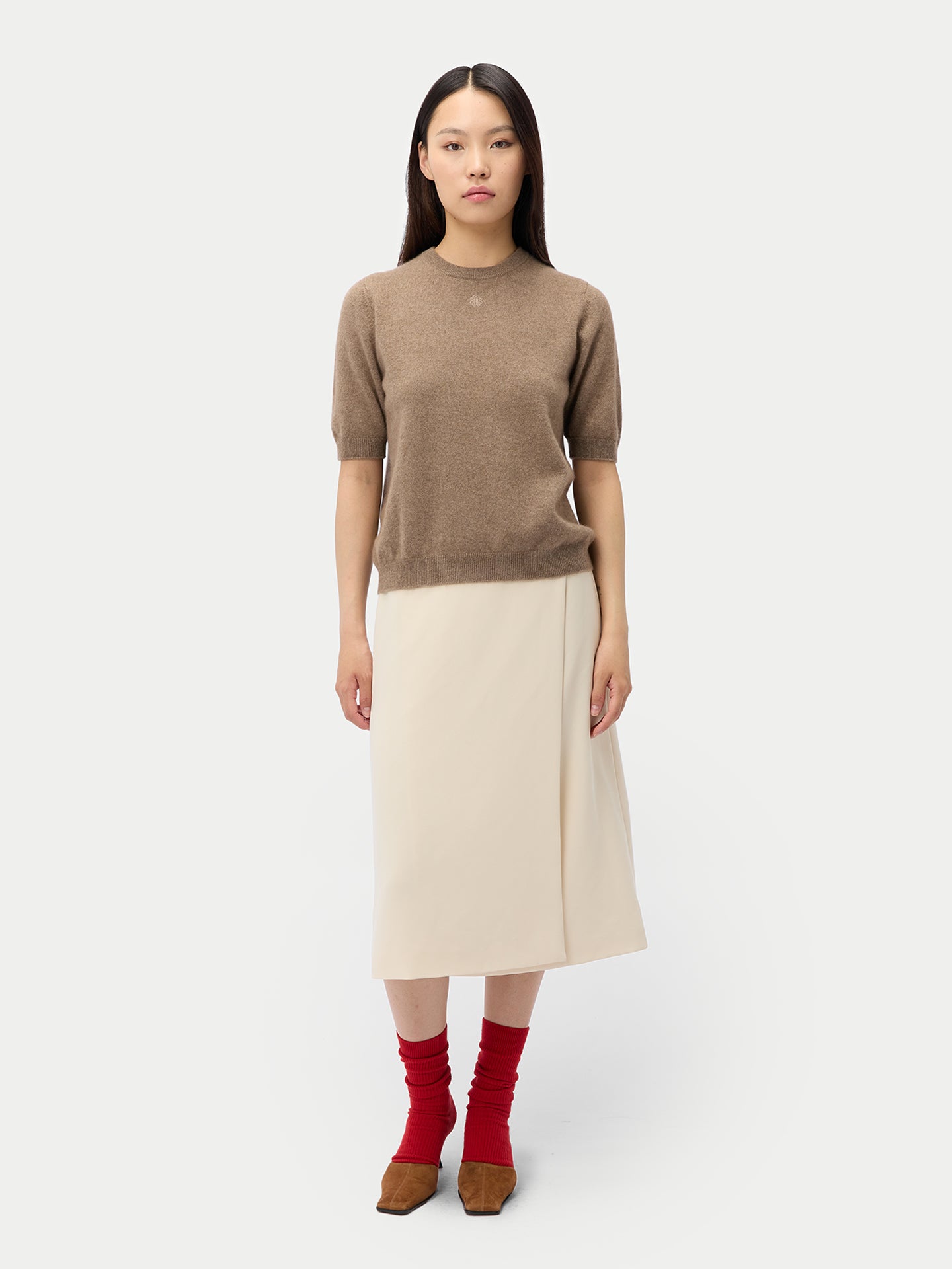 Pull en Cachemire Décontracté Pour Femme Couleur Organique