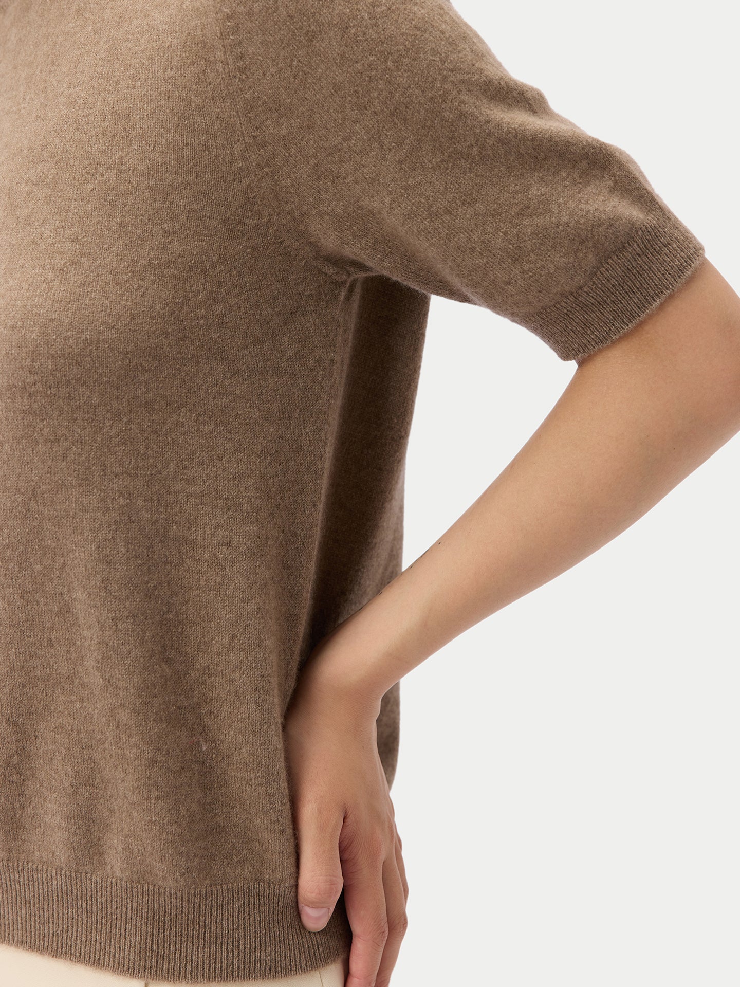 Pull en Cachemire Décontracté Pour Femme Couleur Organique