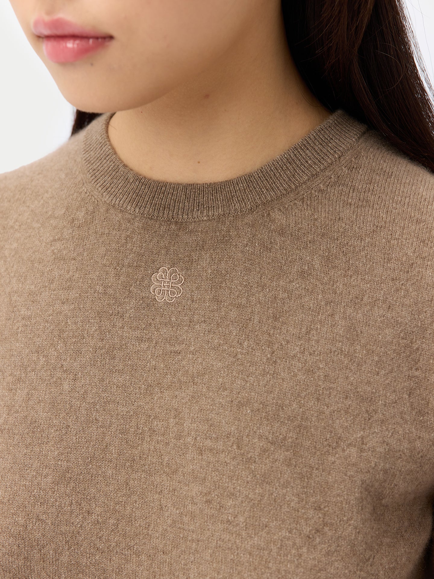 Pull en Cachemire Décontracté Pour Femme Couleur Organique