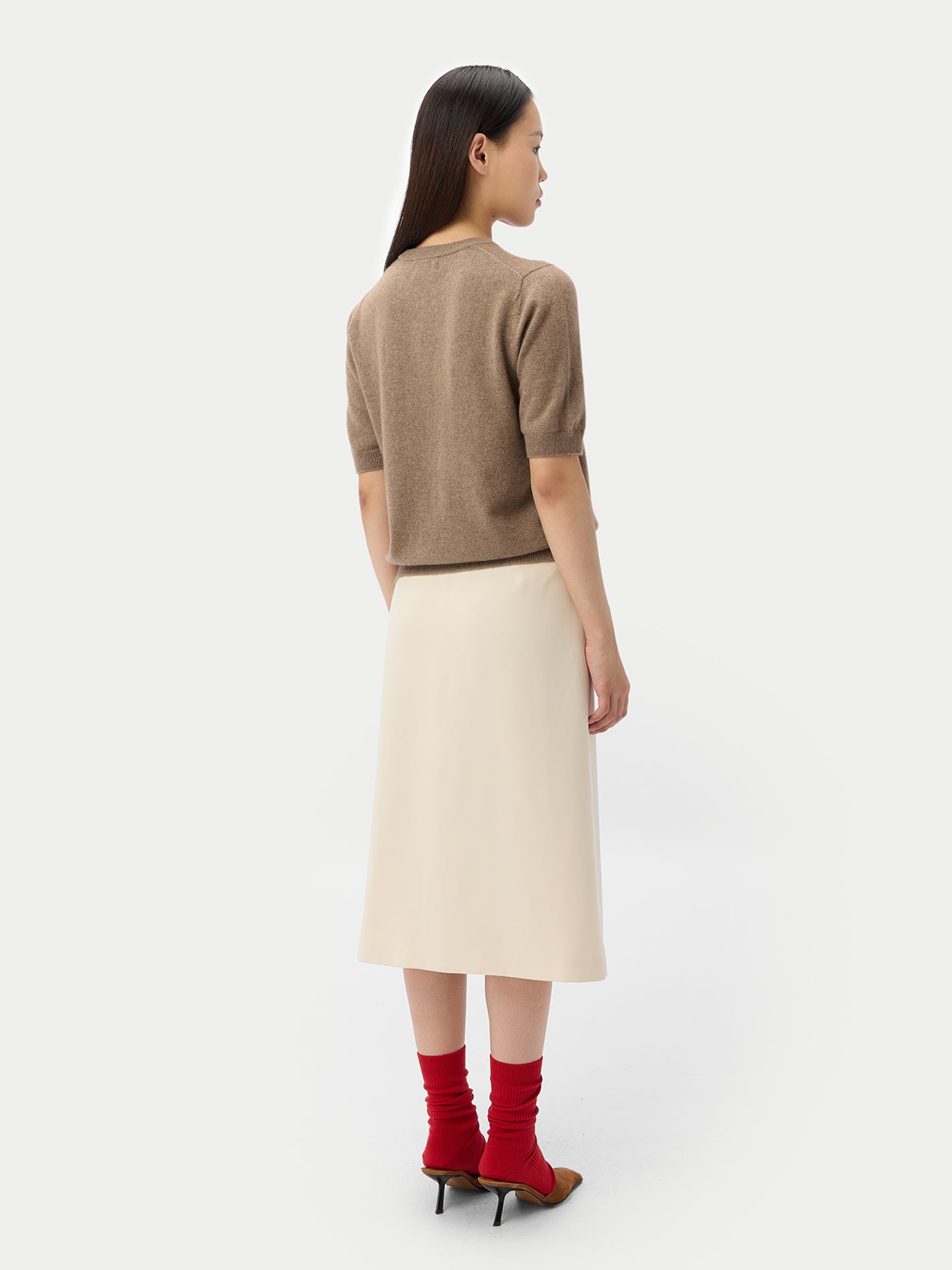 Pull en Cachemire Décontracté Pour Femme Couleur Organique
