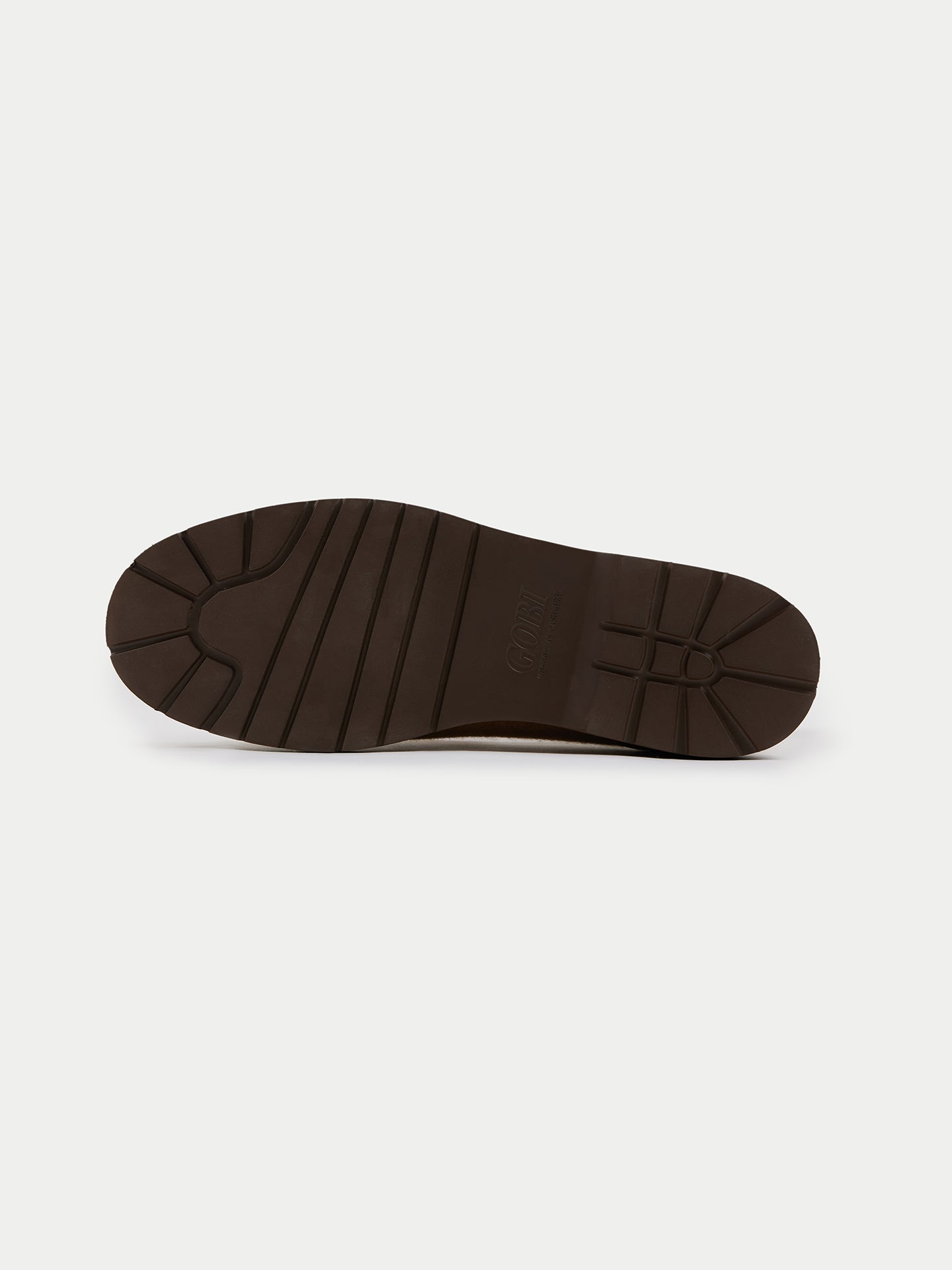 Mocassins unisexes en cachemire couleur marron | GOBI Cashmere