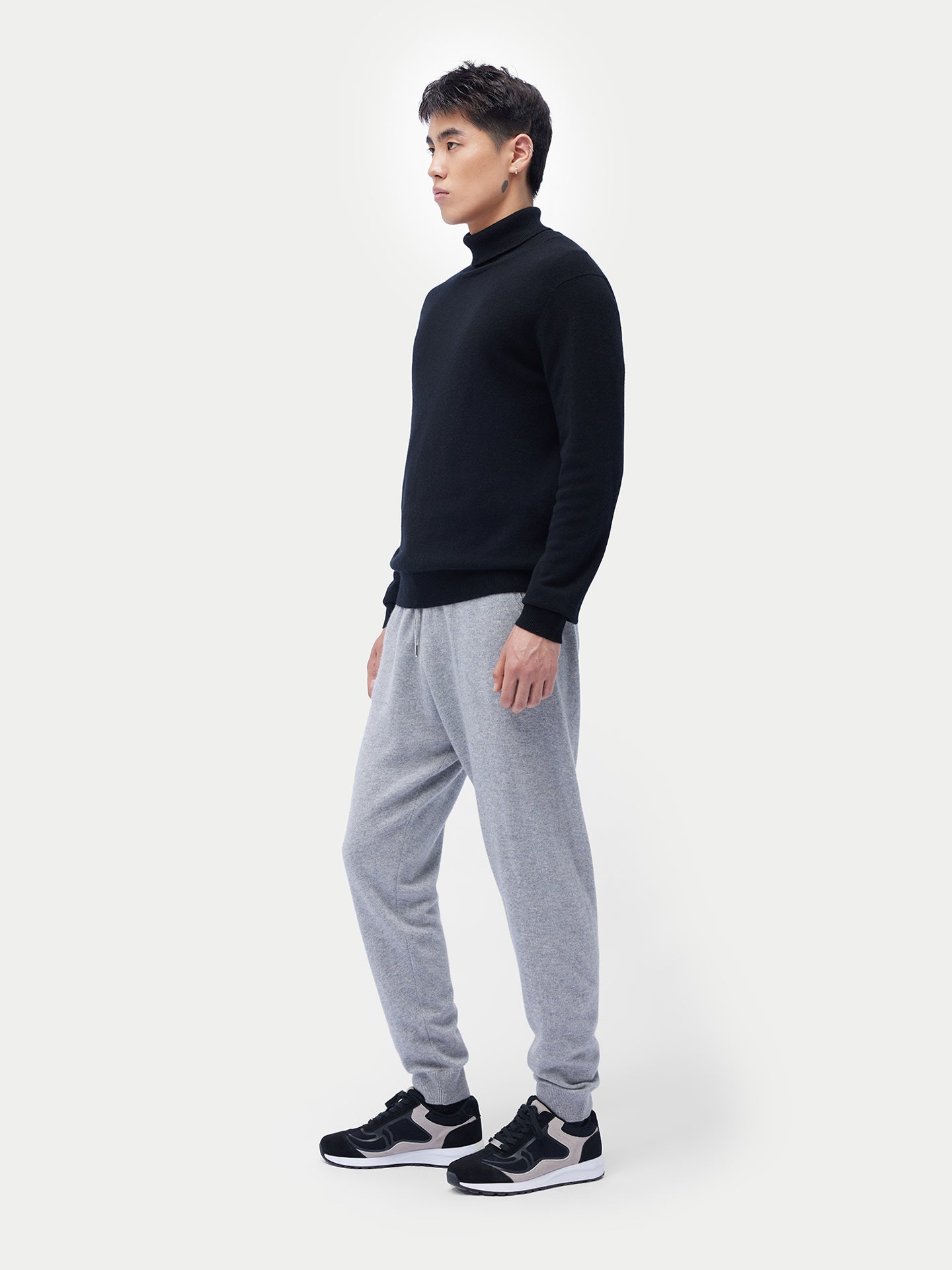 Pull col roulé en cachemire Essential pour hommes