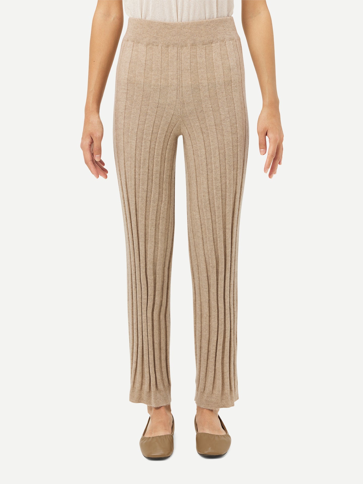 Pantalon en cachemire Taupe - Gobi Cashmere