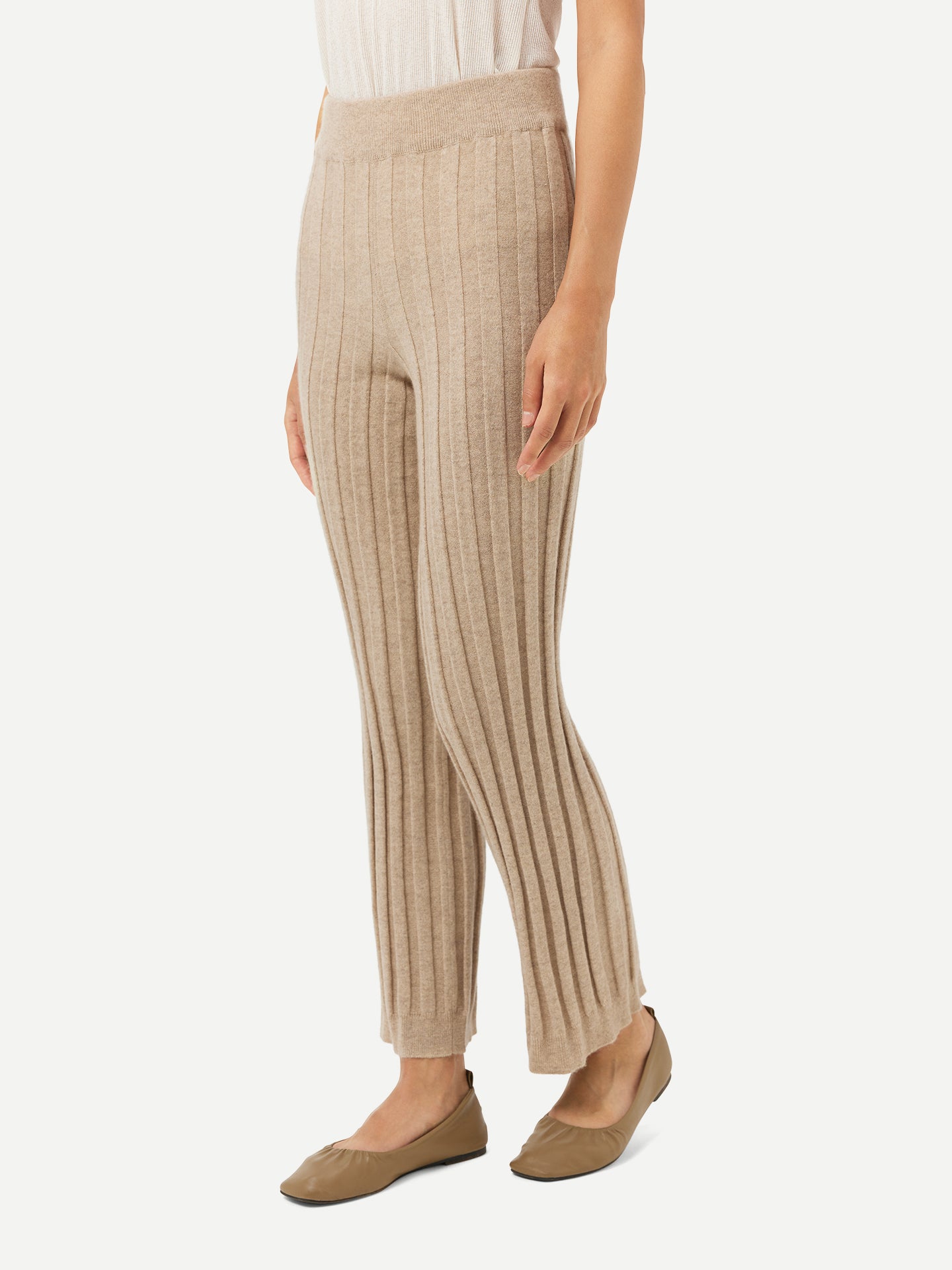 Pantalon en cachemire Taupe - Gobi Cashmere
