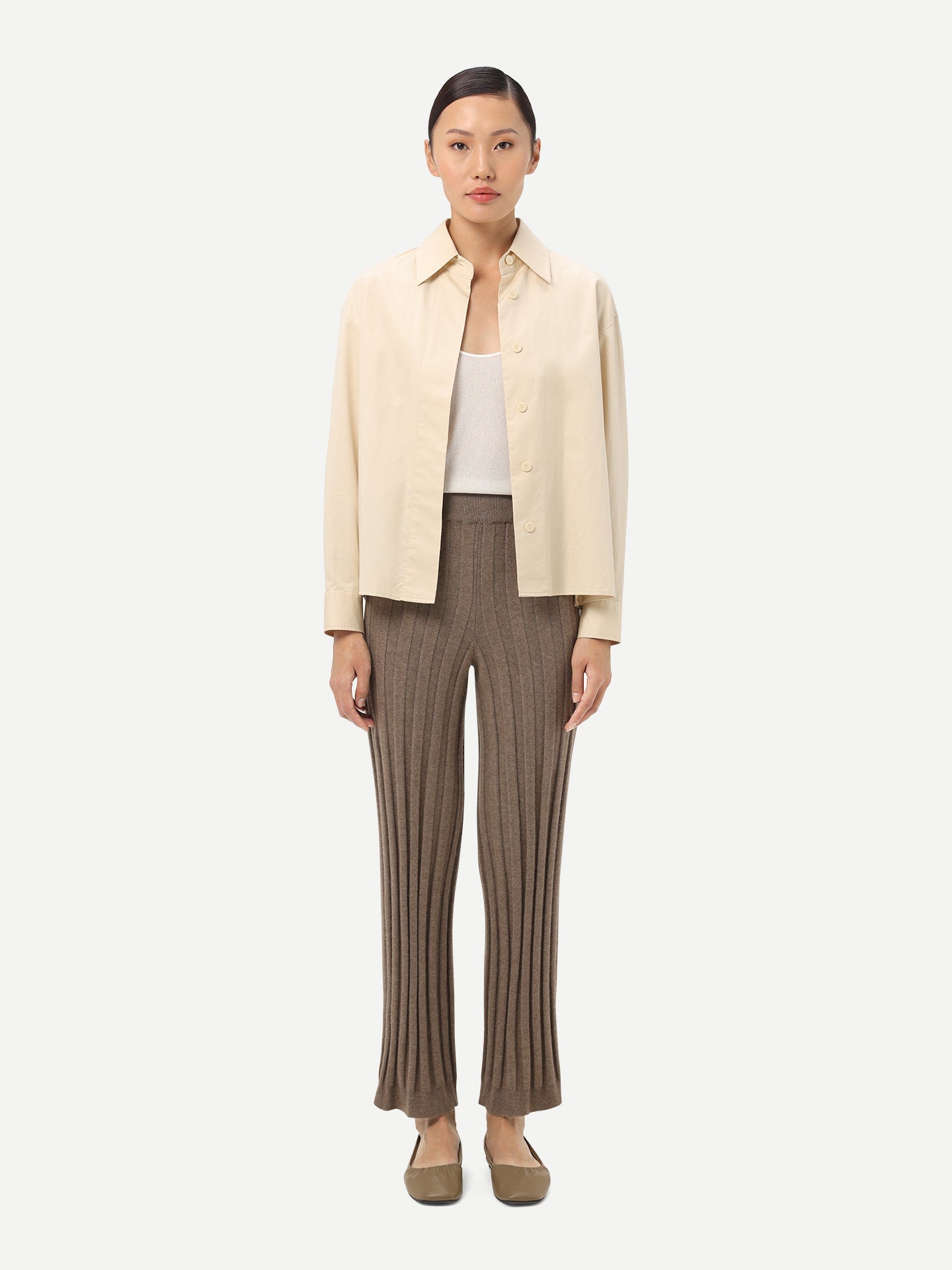 Pantalon en cachemire Taupe - Gobi Cashmere