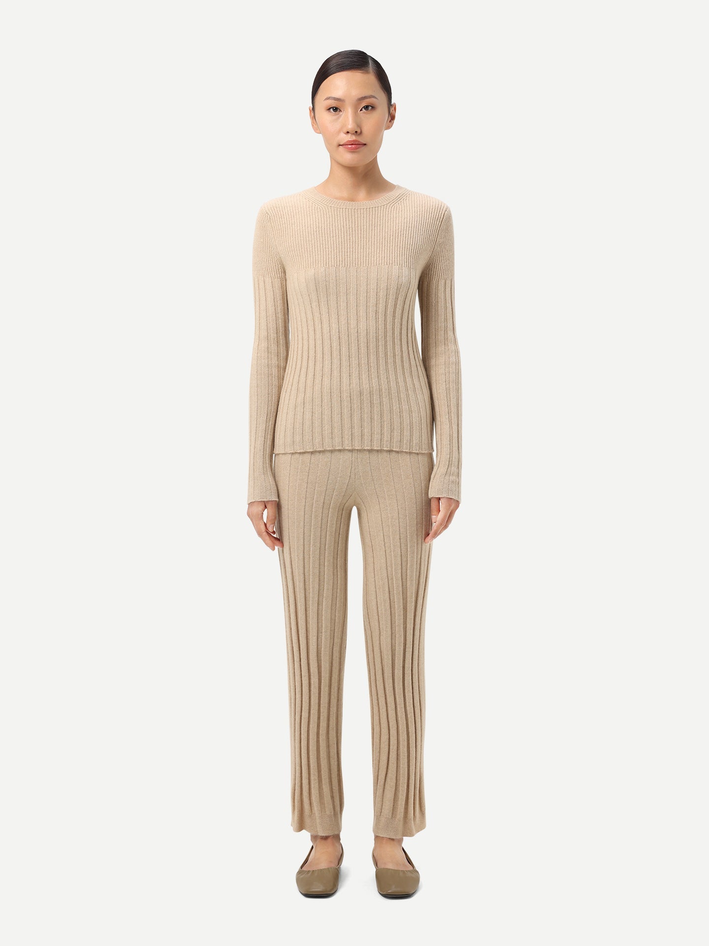 Pantalon en cachemire Taupe - Gobi Cashmere