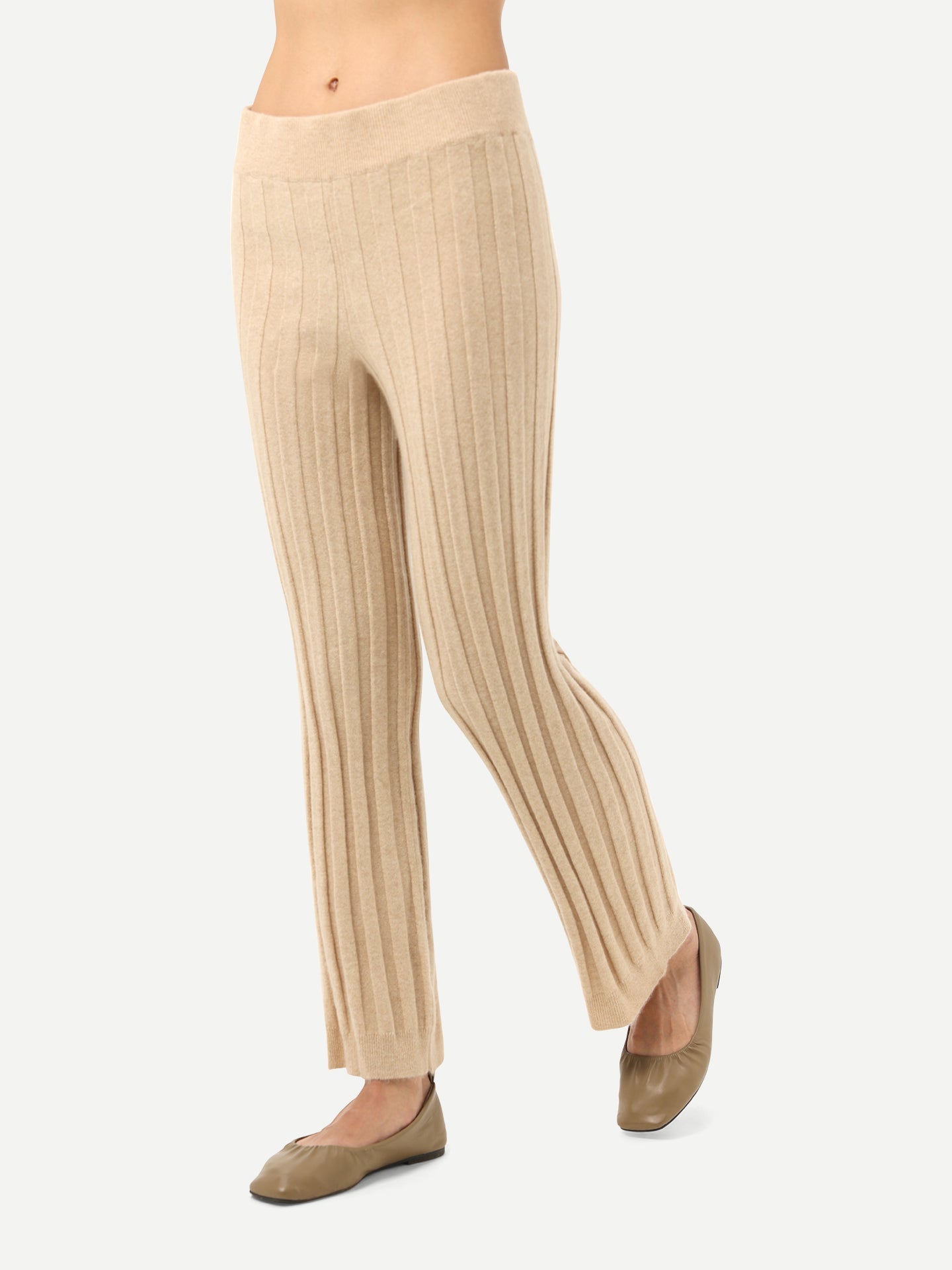 Pantalon en cachemire Taupe - Gobi Cashmere
