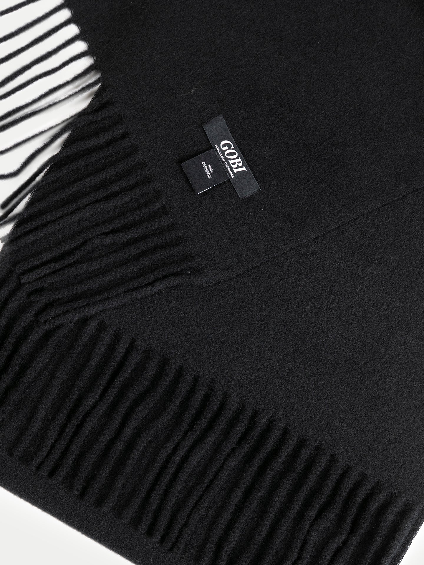 Écharpe avec franges en cachemire pour unisex