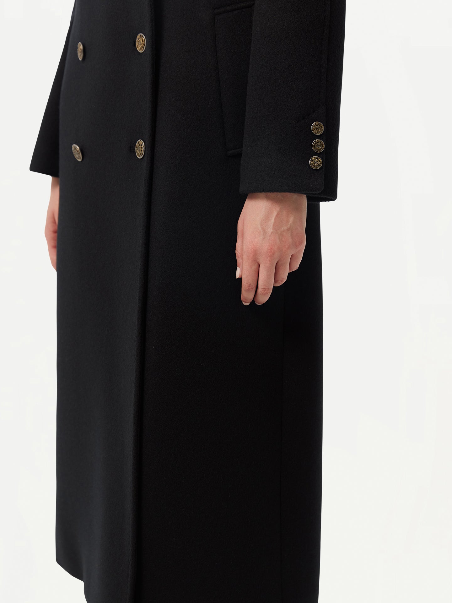 Manteau en cachemire à double boutonnage - GOBI Collection Country-Chic - Gobi Cashmere