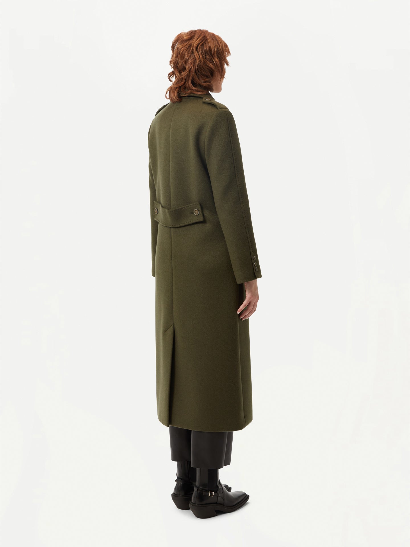 Manteau en cachemire à double boutonnage - GOBI Collection Country-Chic - Gobi Cashmere