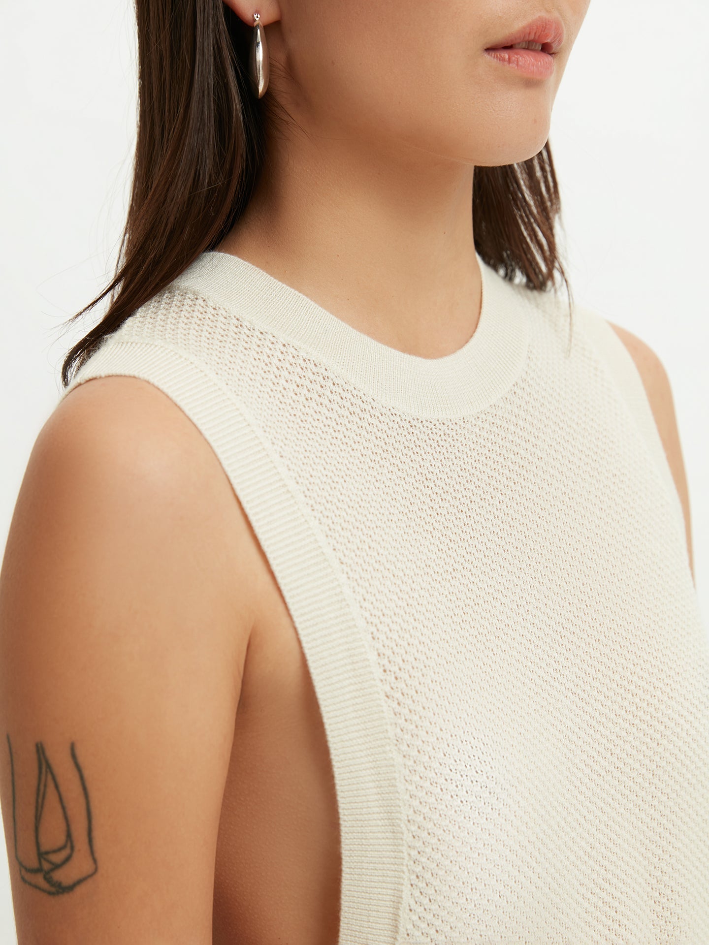 Haut sans manches blanc - Gobi Cashmere