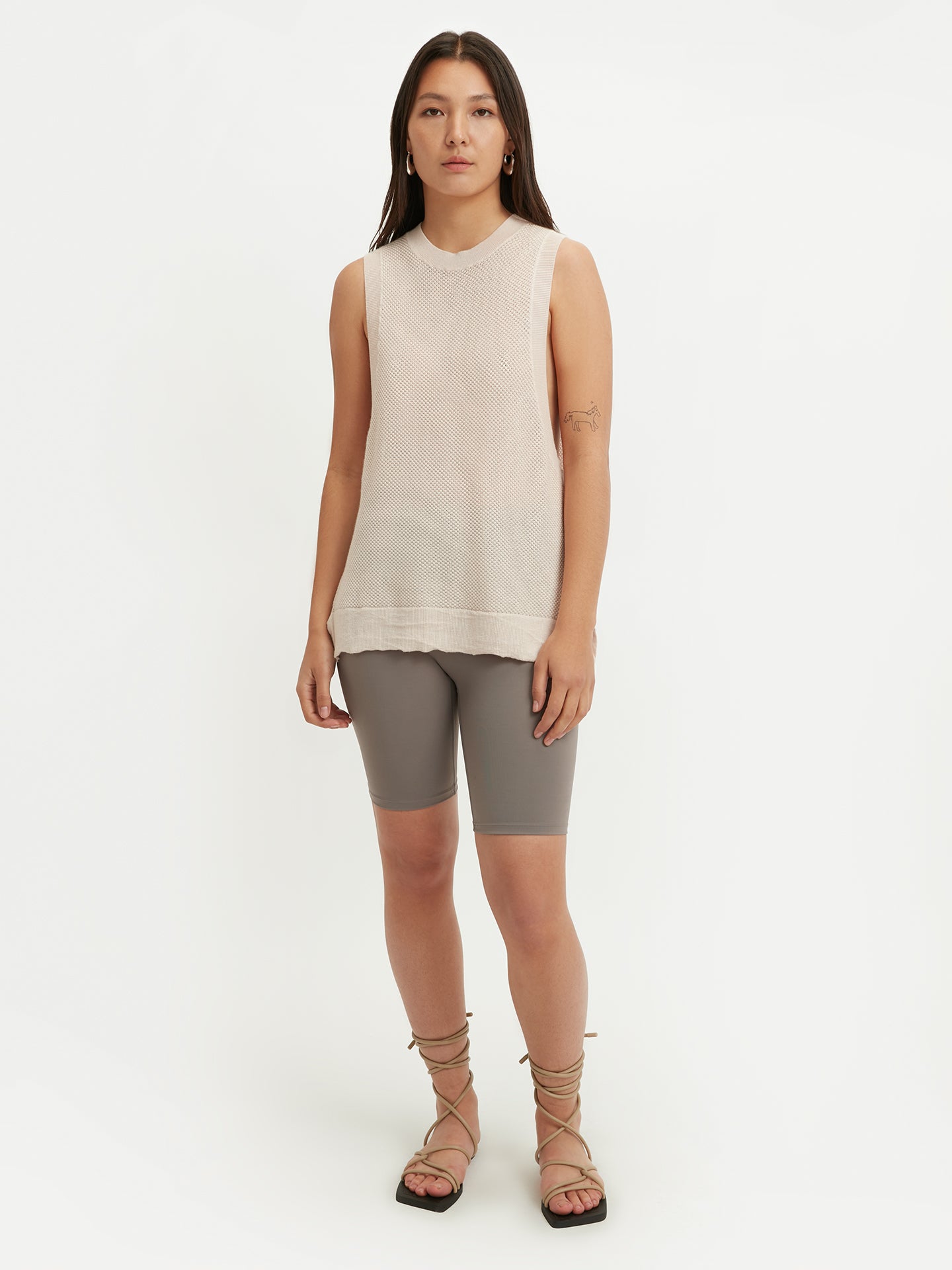 Haut en cachemire de soie rose - Gobi Cashmere