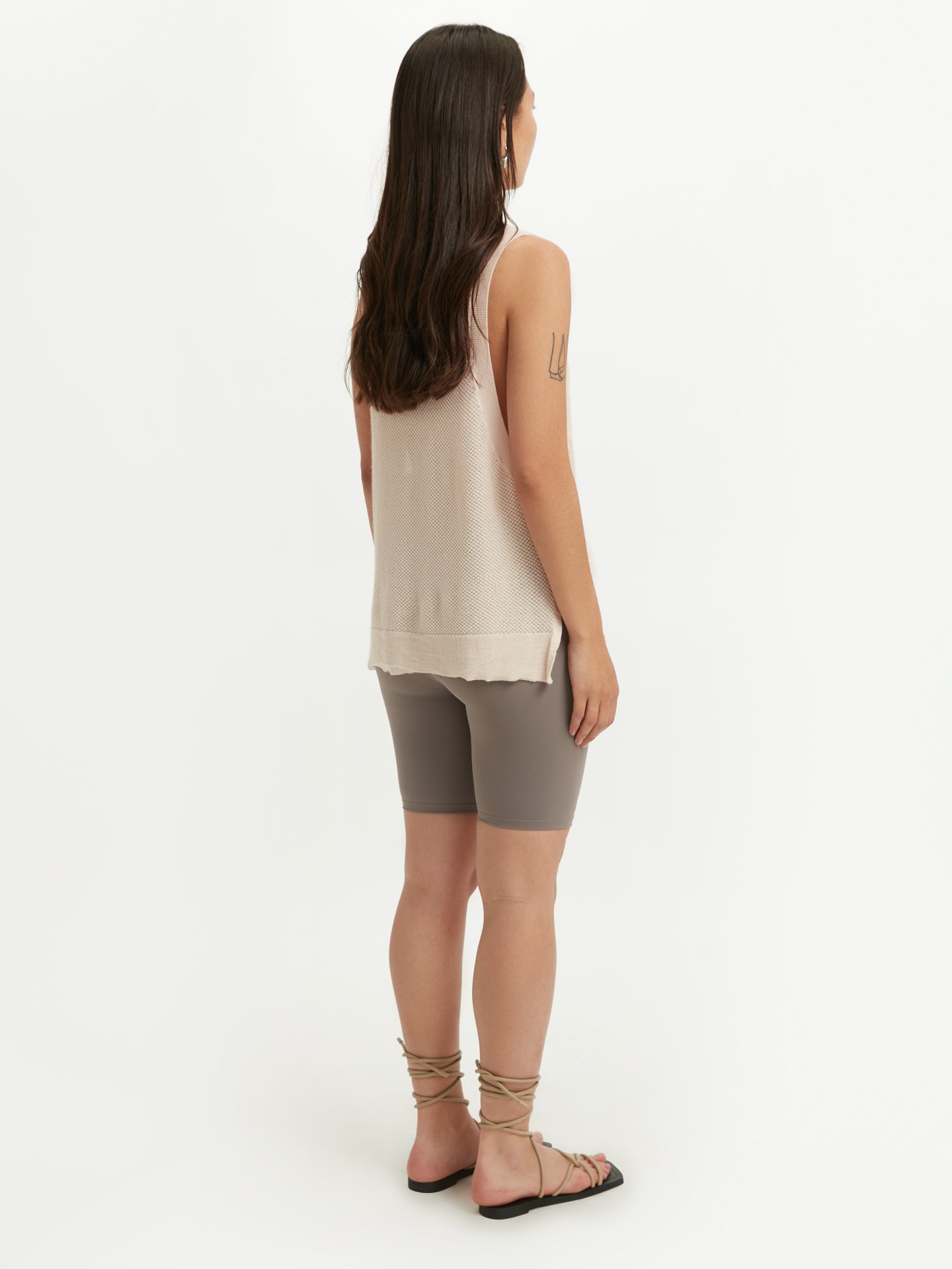 Haut en cachemire de soie rose - Gobi Cashmere