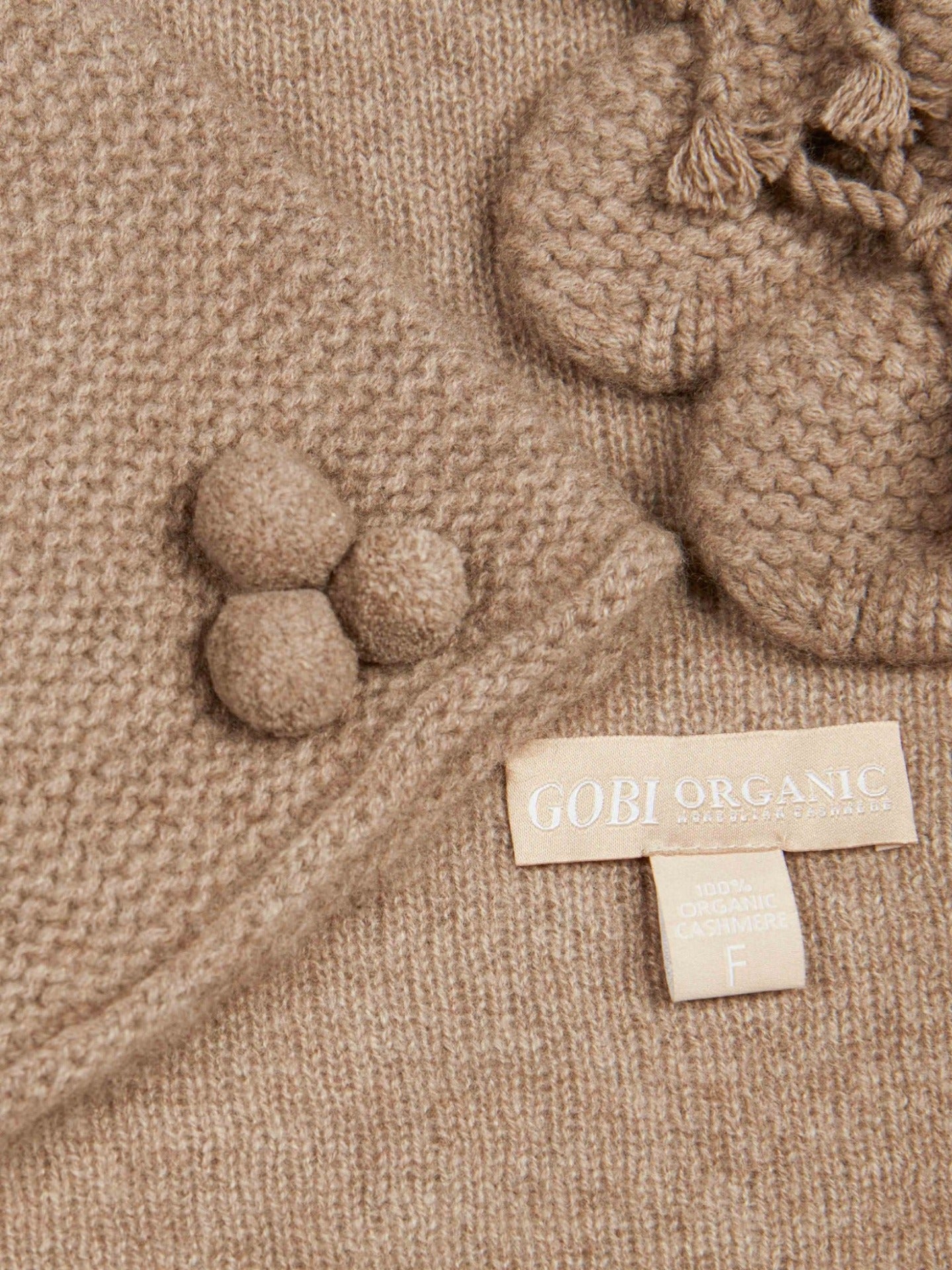 Ensemble pour bébé en cachemire taupe - Gobi Cashmere