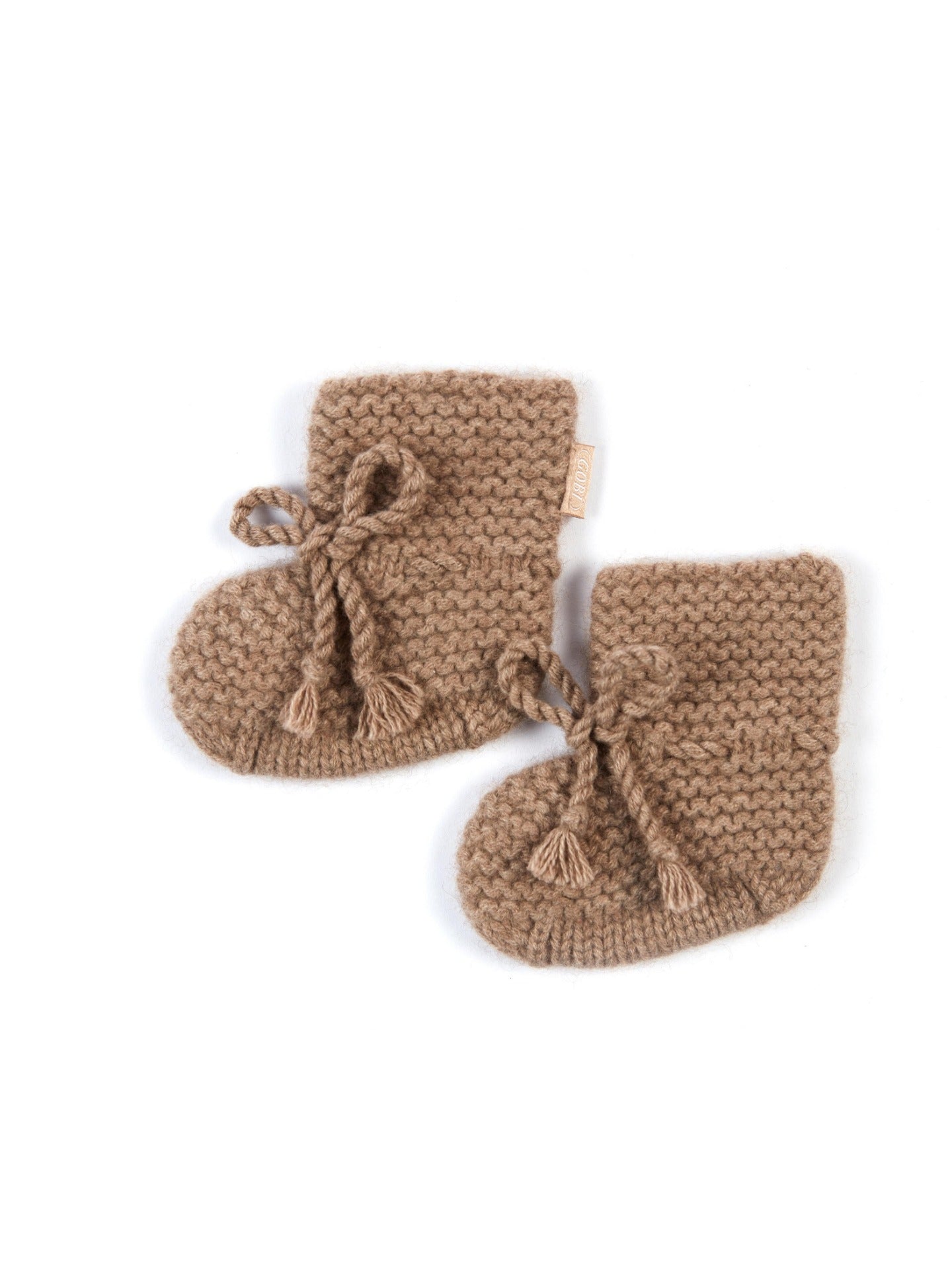 Ensemble pour bébé en cachemire taupe - Gobi Cashmere