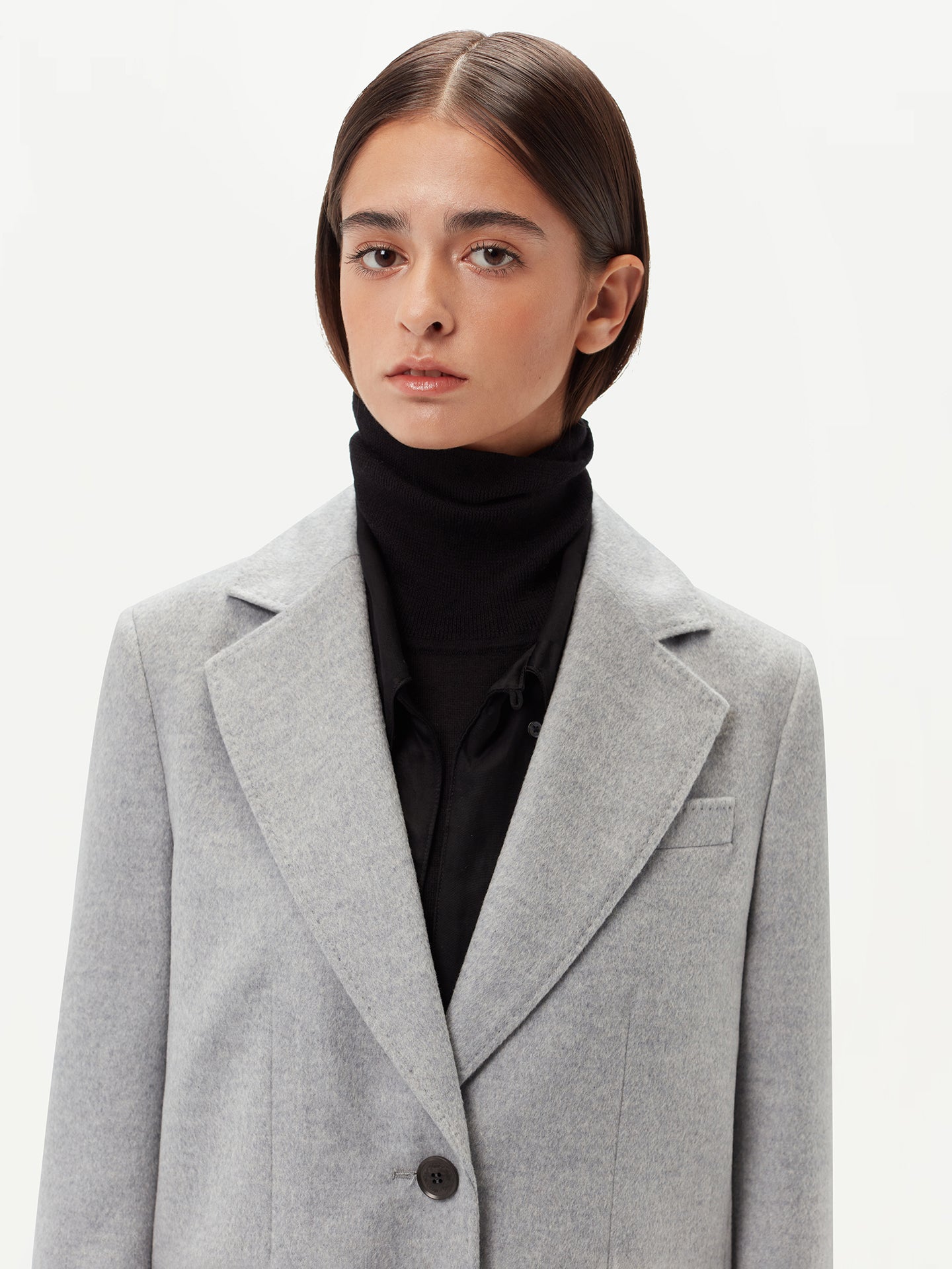 GOBI Manteau en cachemire pour femme -G.Spina Gris - Gobi Cashmere