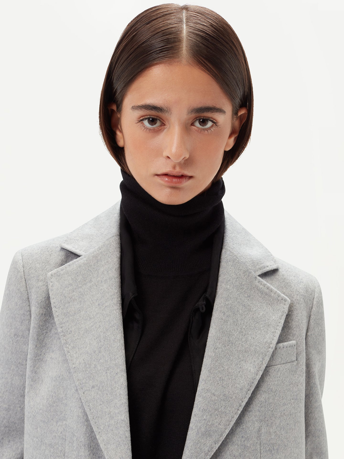 GOBI Manteau en cachemire pour femme -G.Spina Gris - Gobi Cashmere