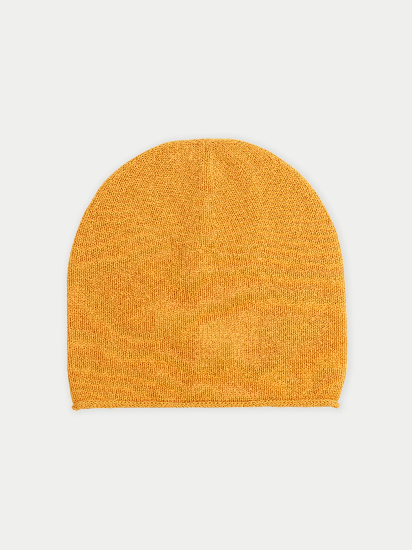 Cachemire léger pour femme Poids Basique Col Rond Jaune - Gobi Cashmere