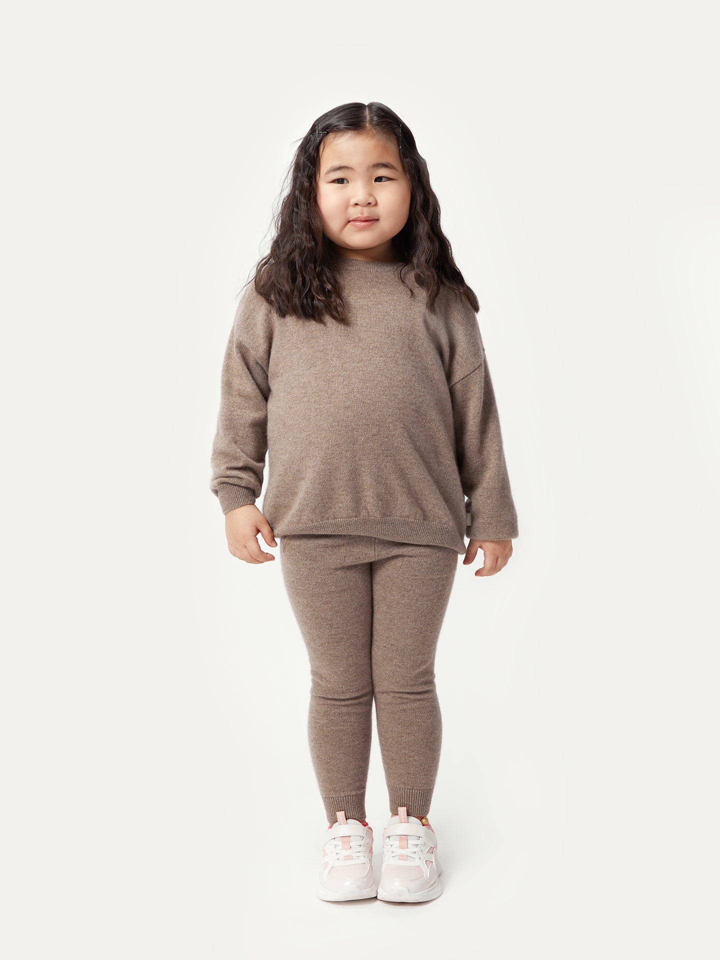 Pantalon Cachemire pour enfants Taupe - Gobi Cashmere