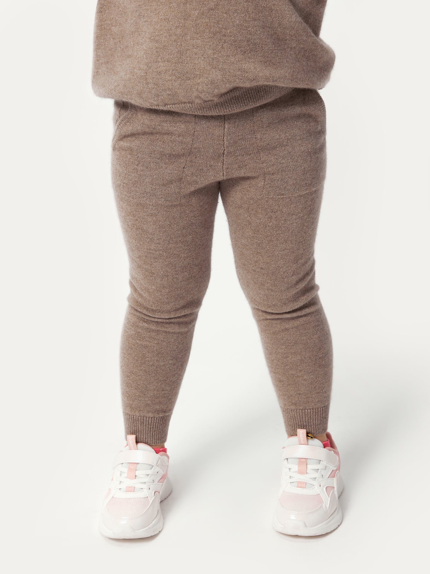 Pantalon Cachemire pour enfants Taupe - Gobi Cashmere
