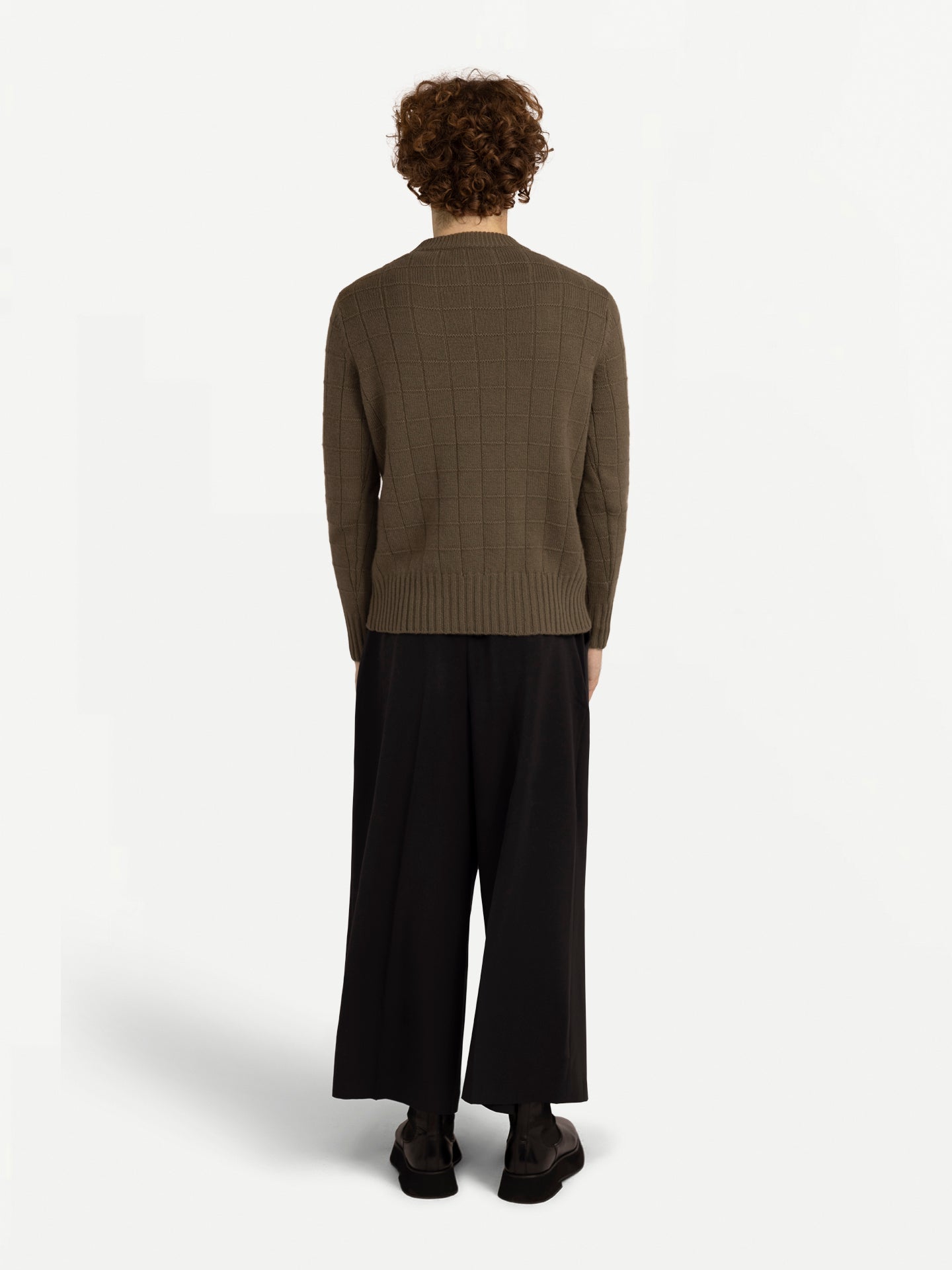 Pull à motifs en pur cachemire Vert - Gobi Cashmere