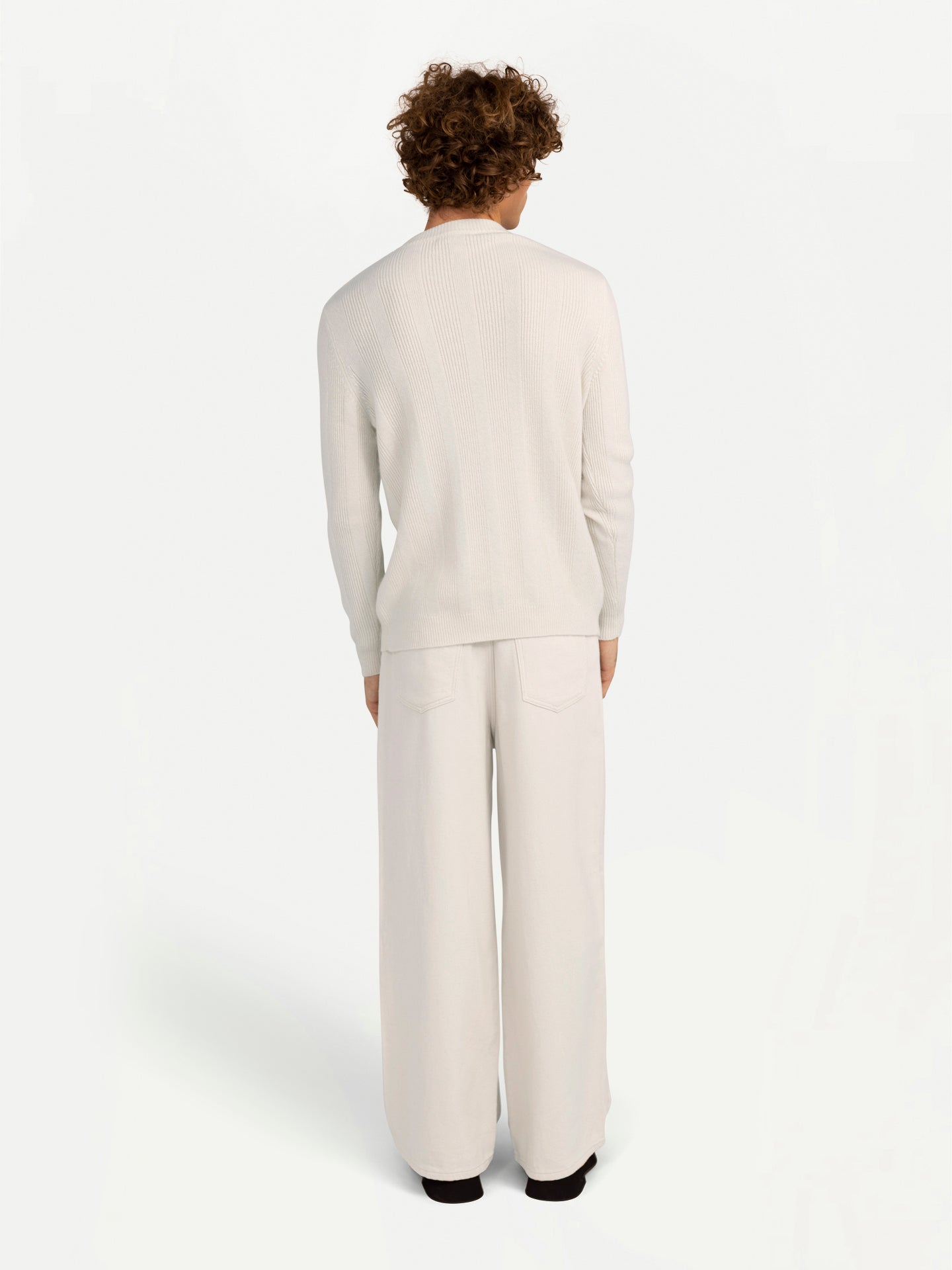 Pull rayé en cachemire Italian Designer Giorgio Spina - Gobi Cashmere