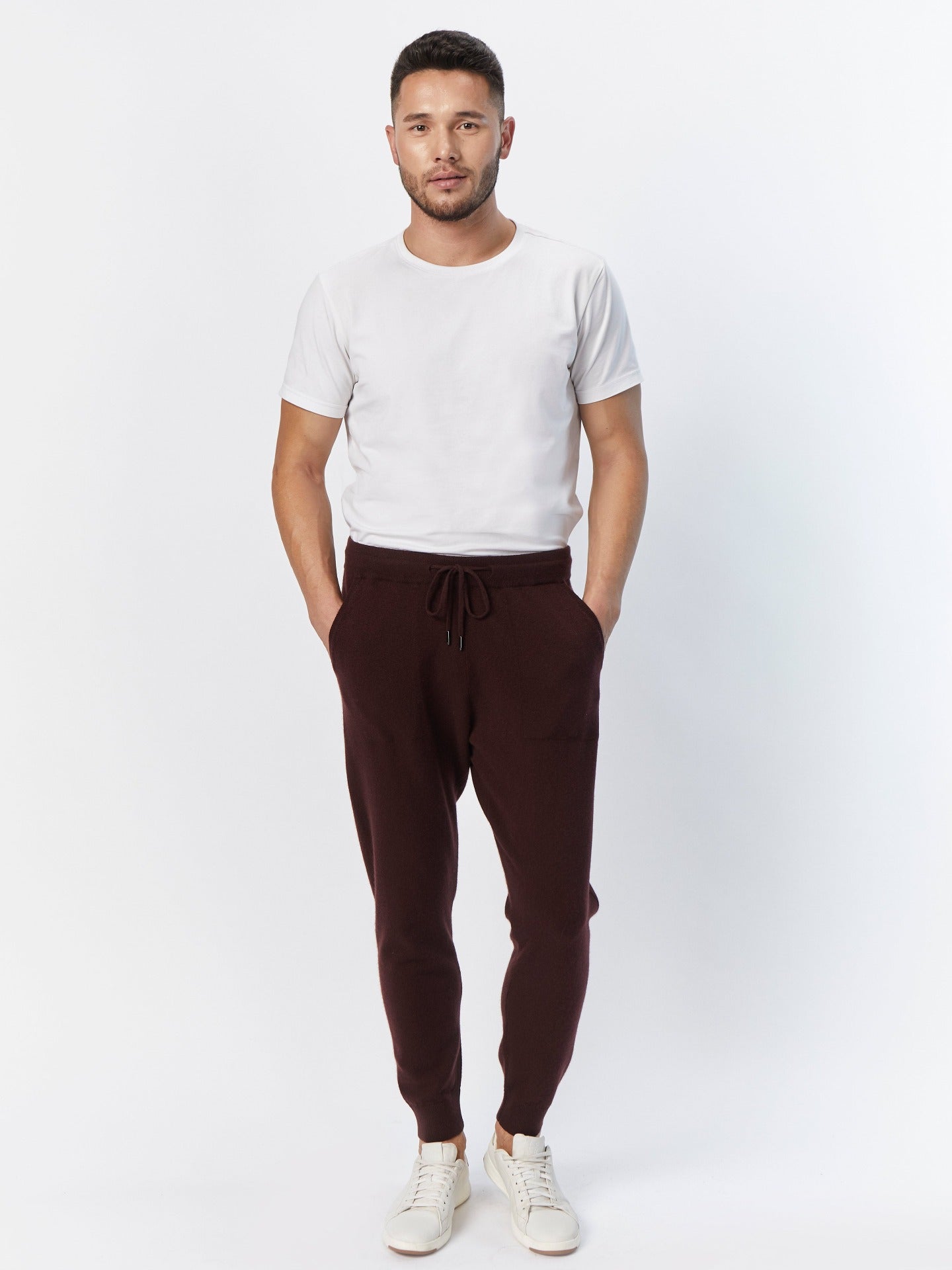 Jogger homme en cachemire Marron - Gobi Cashmere
