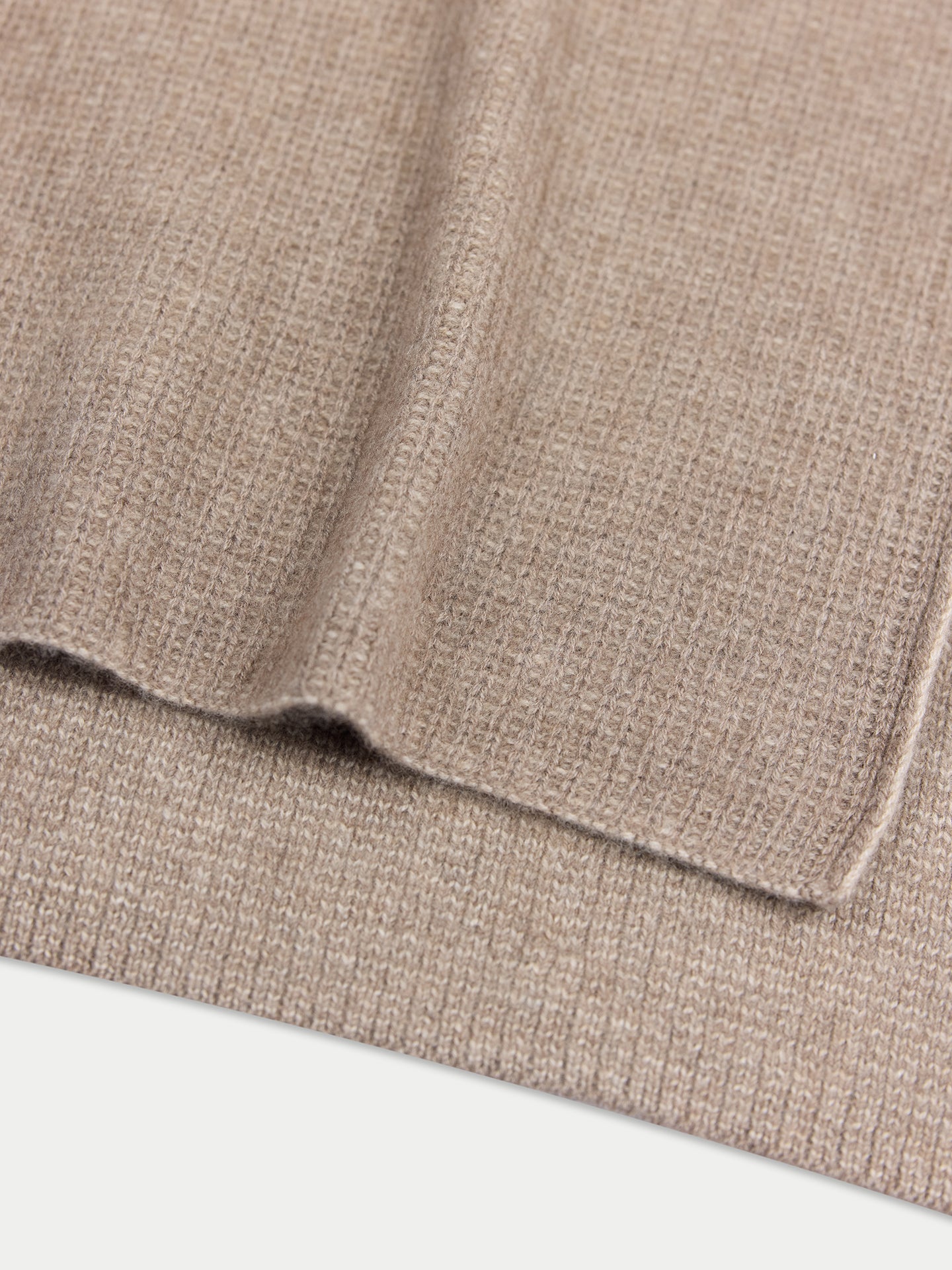 Écharpe Réversible Cachemire Couleur beige Organique | GOBI Cashmere