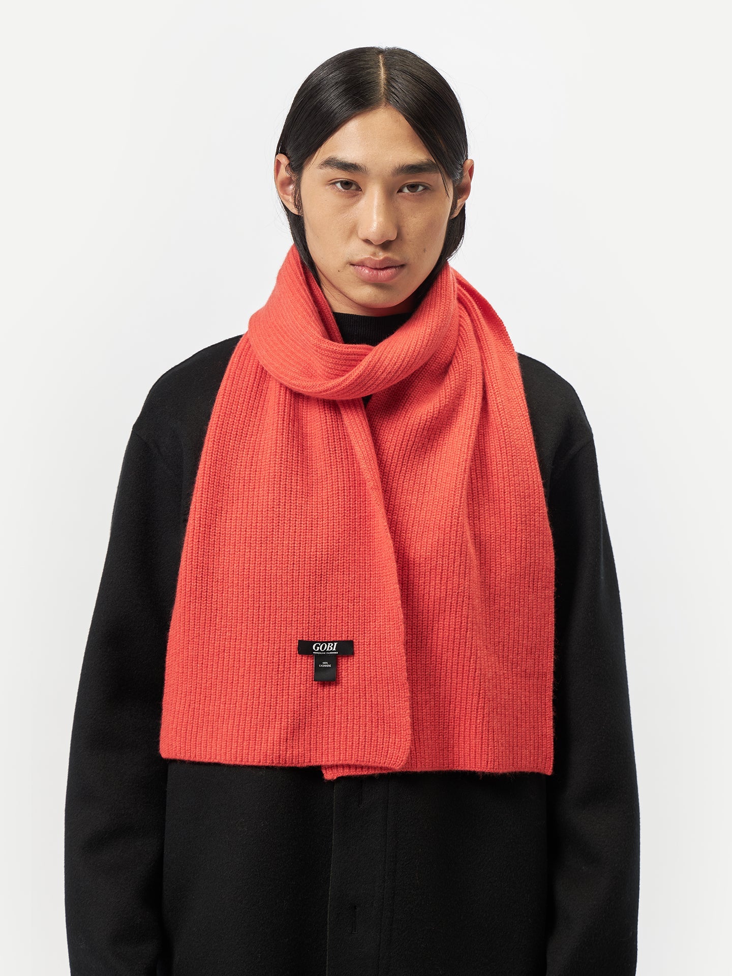 Echarpe en tricot de pêcheur en cachemire Rose - Gobi Cashmere