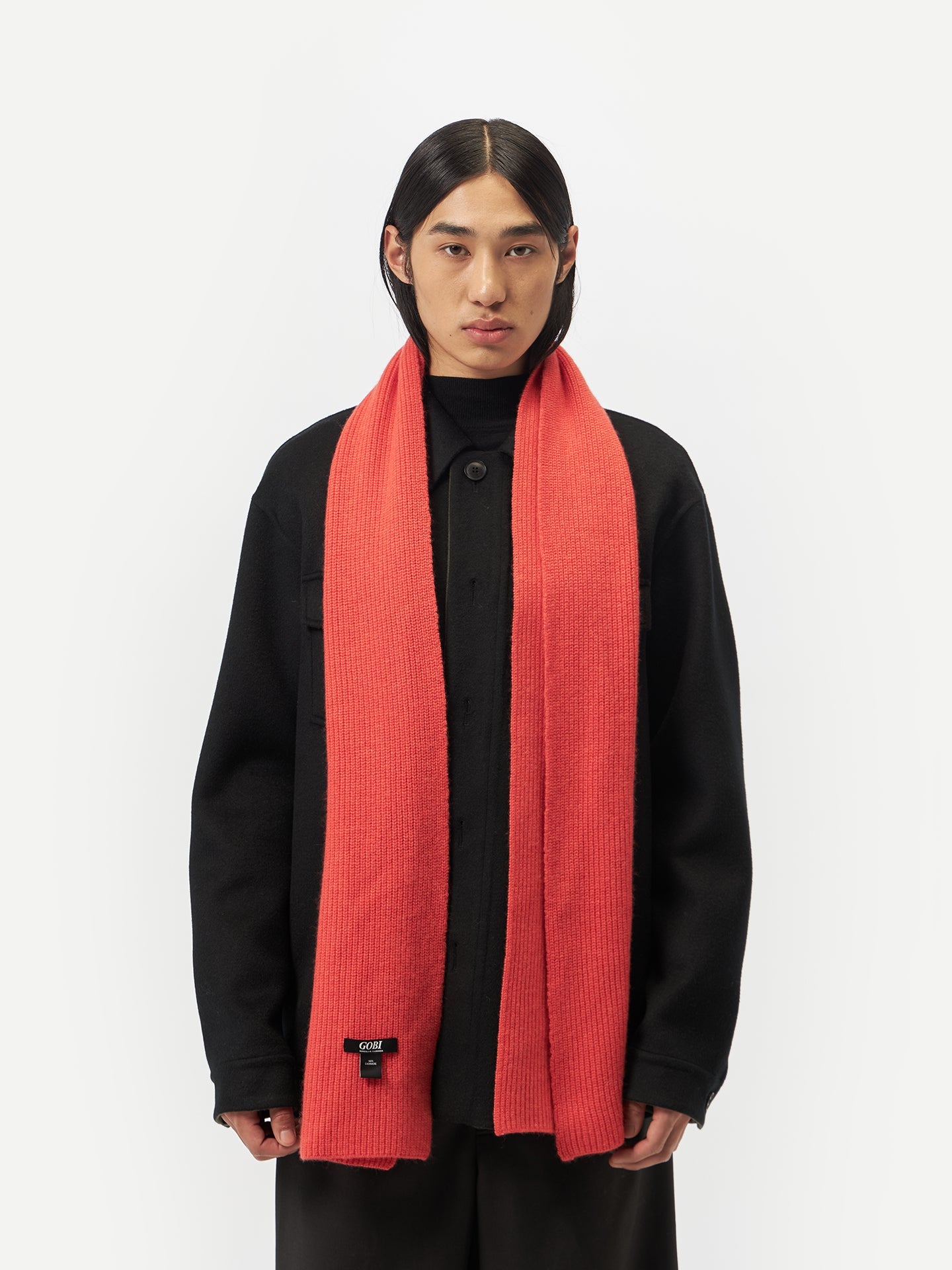 Echarpe en tricot de pêcheur en cachemire Rose - Gobi Cashmere