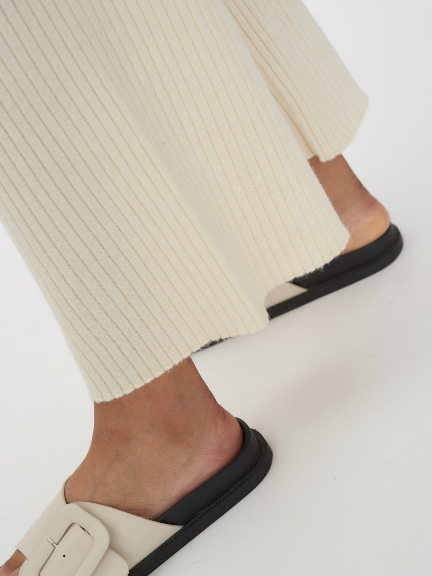 Pantalon en cachemire pour femme Blanc - Gobi Cashmere