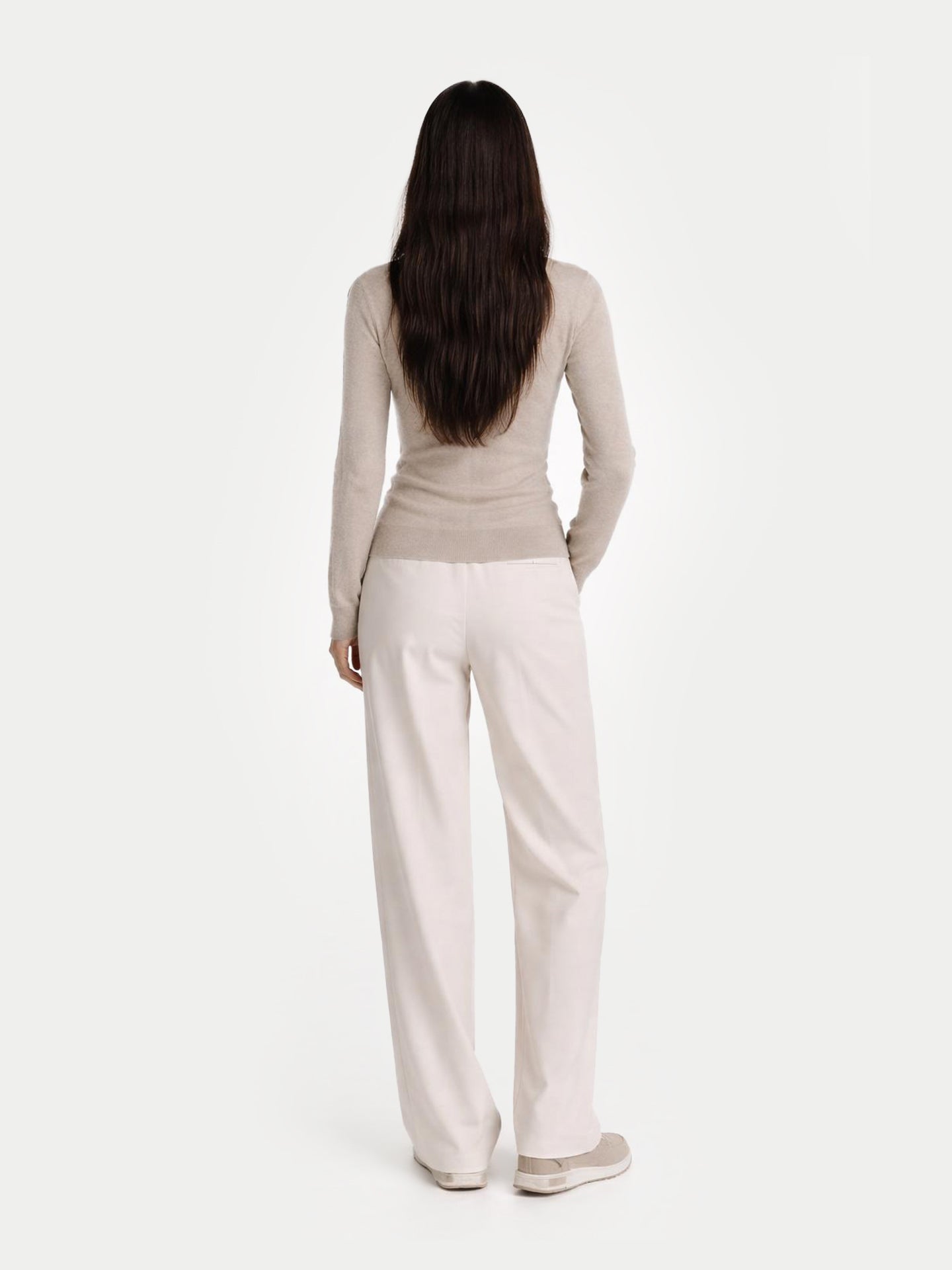 Pull col roulé en cachemire Essential pour femmes Couleur Organique