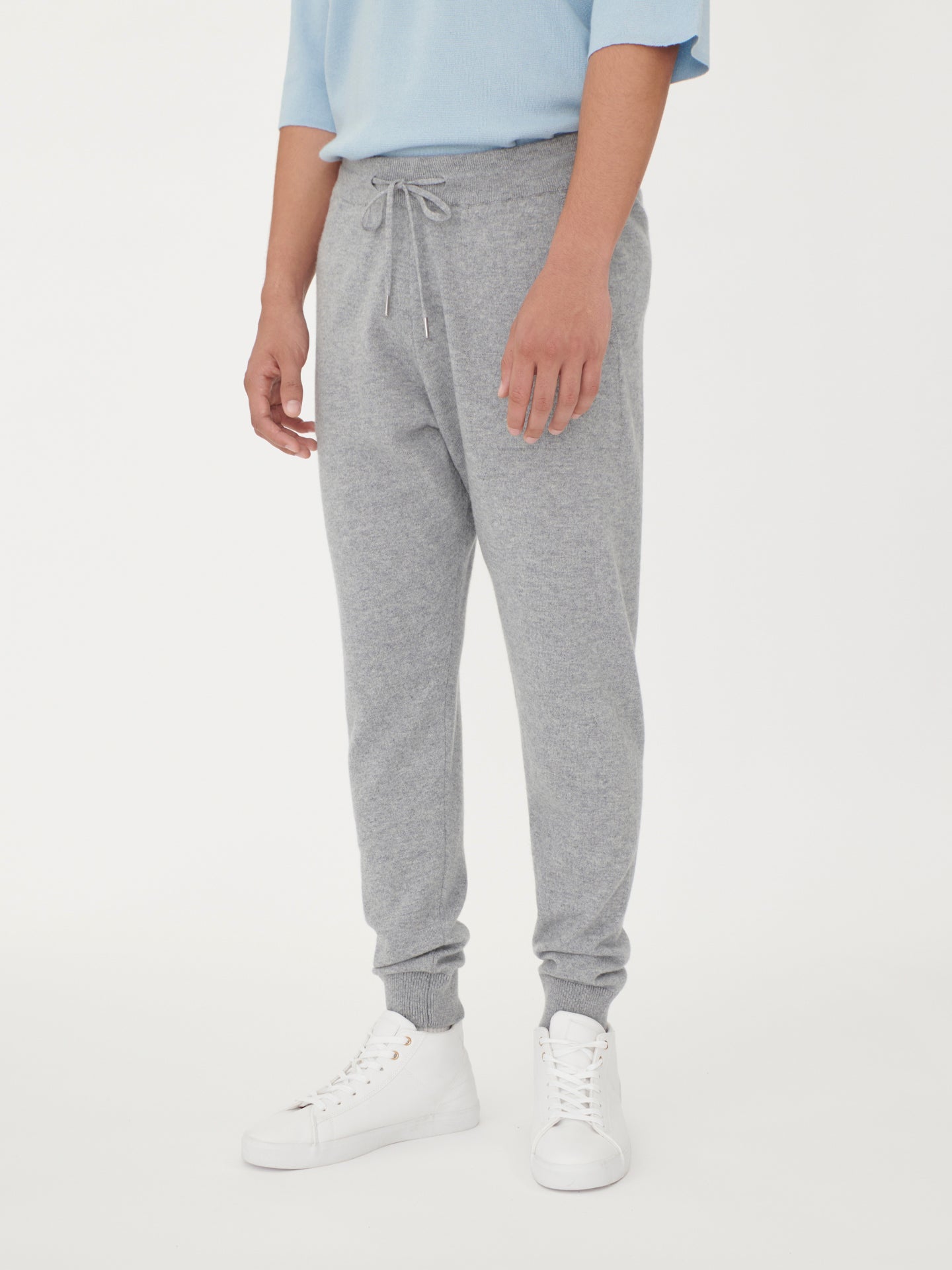Jogger homme en cachemire Gris - Gobi Cashmere