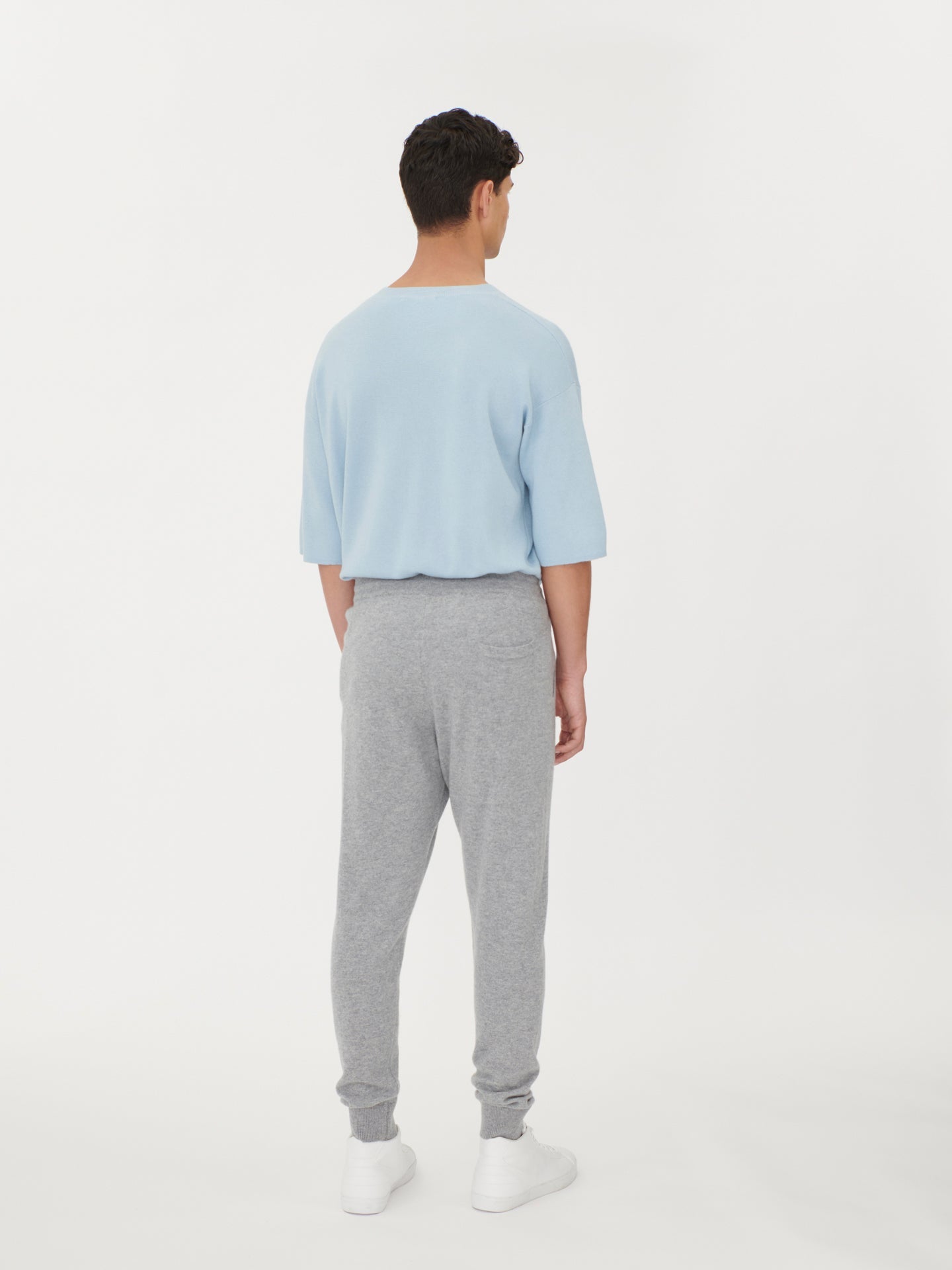 Jogger homme en cachemire Gris - Gobi Cashmere