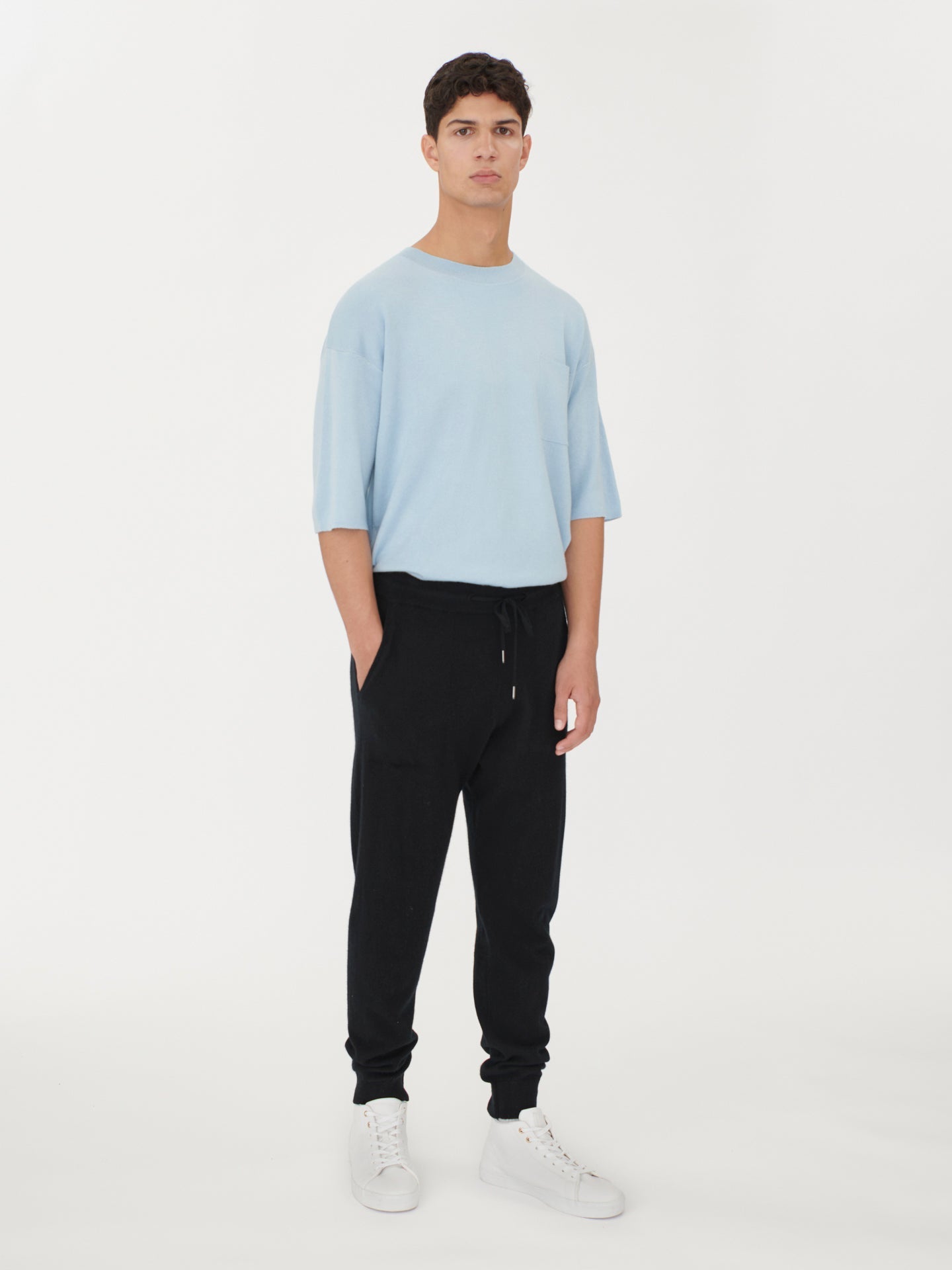 Jogger homme en cachemire Noir - Gobi Cashmere